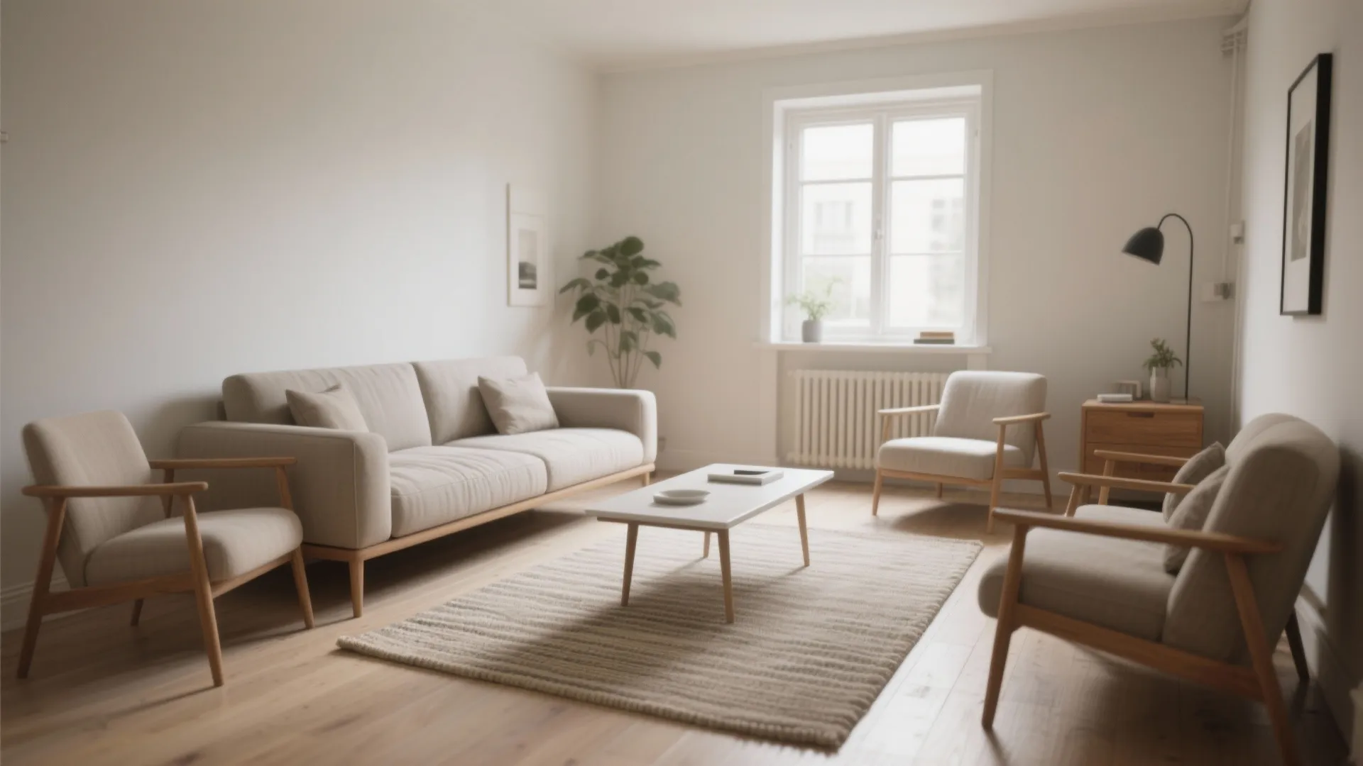 4. Scale furniture and clear sight lines