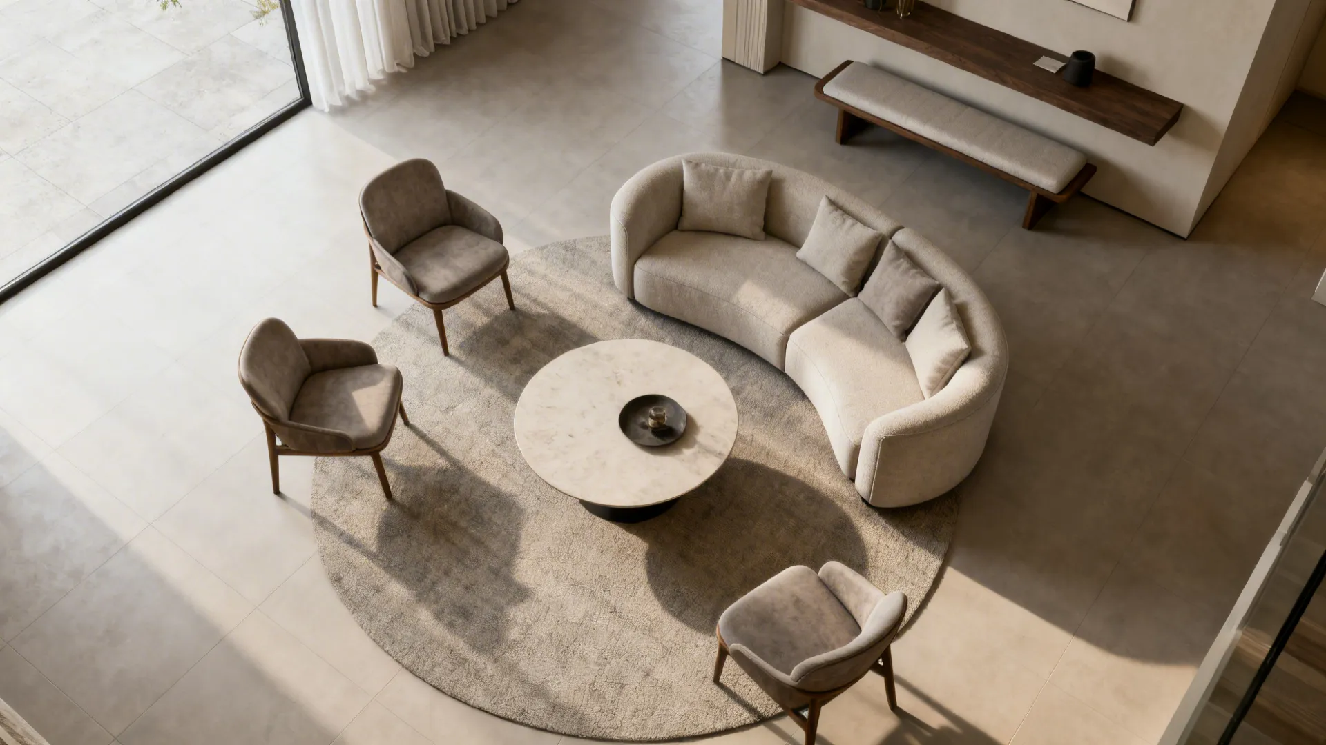 4. Opt for scaled furniture and clever layouts