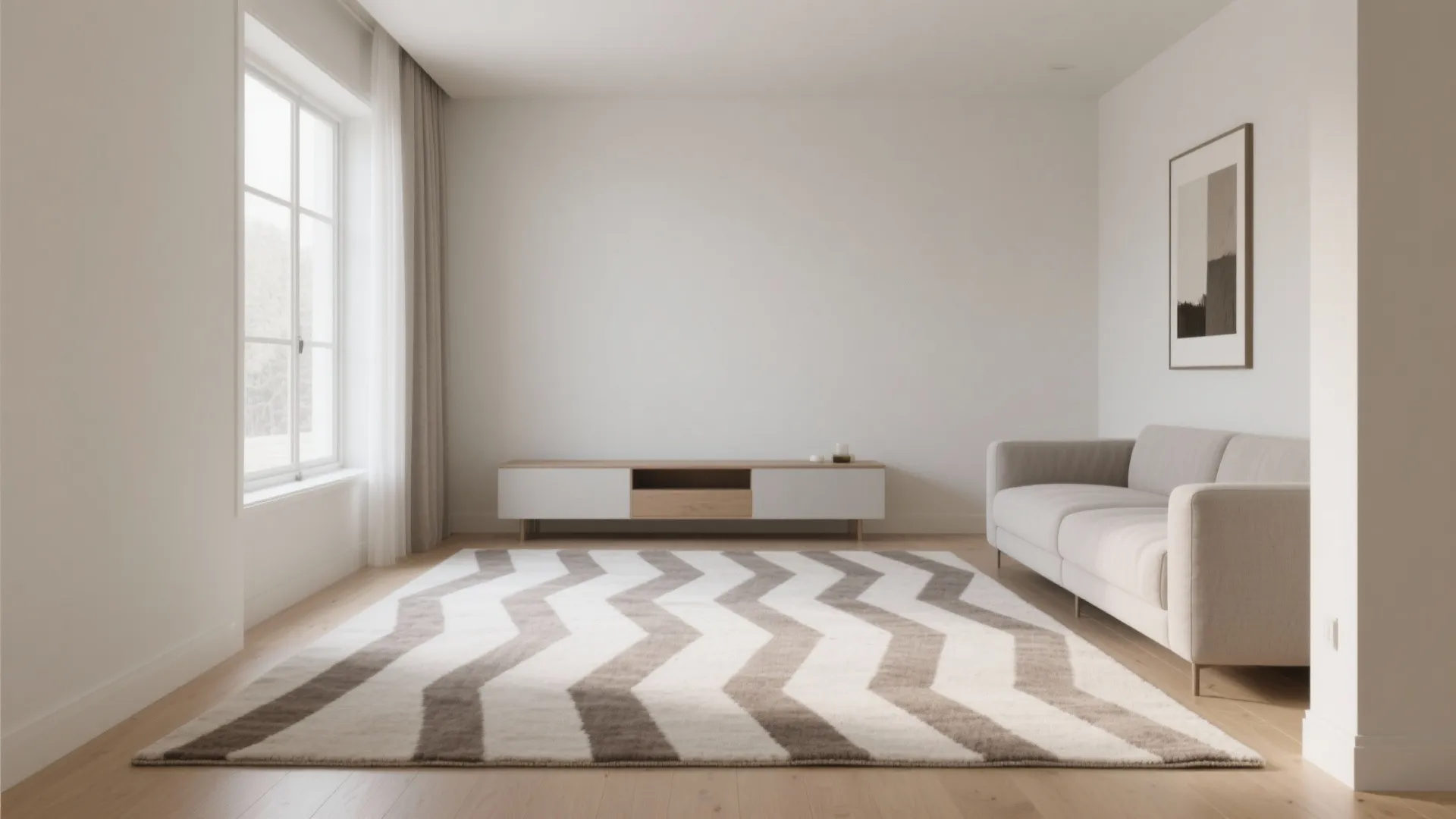 Scaled Patterns that Stretch the Room