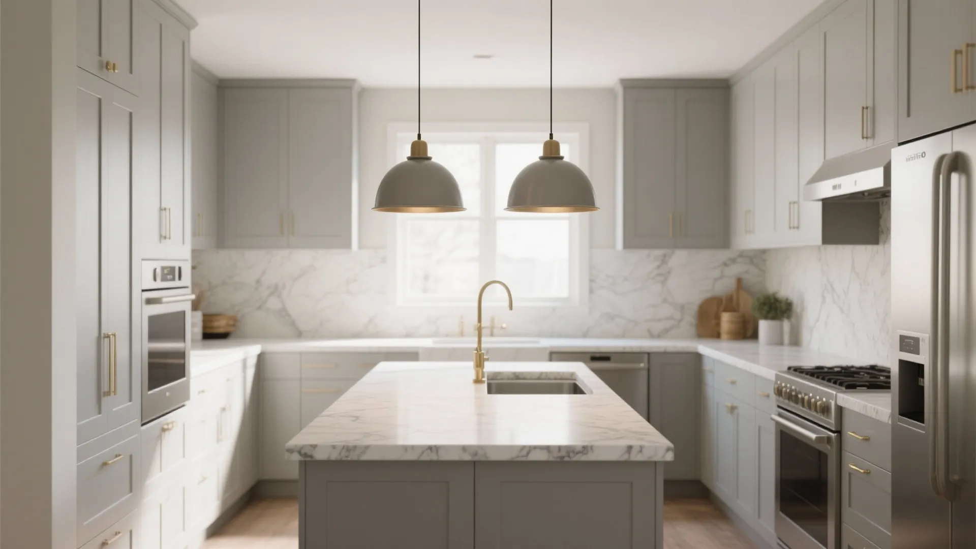 Scaled pendants that respect sightlines