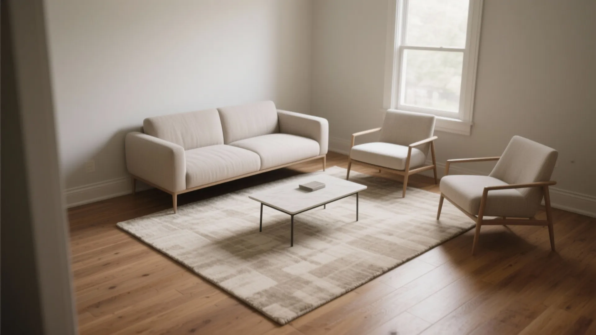 Scaled Rug That Grounds Your Seating