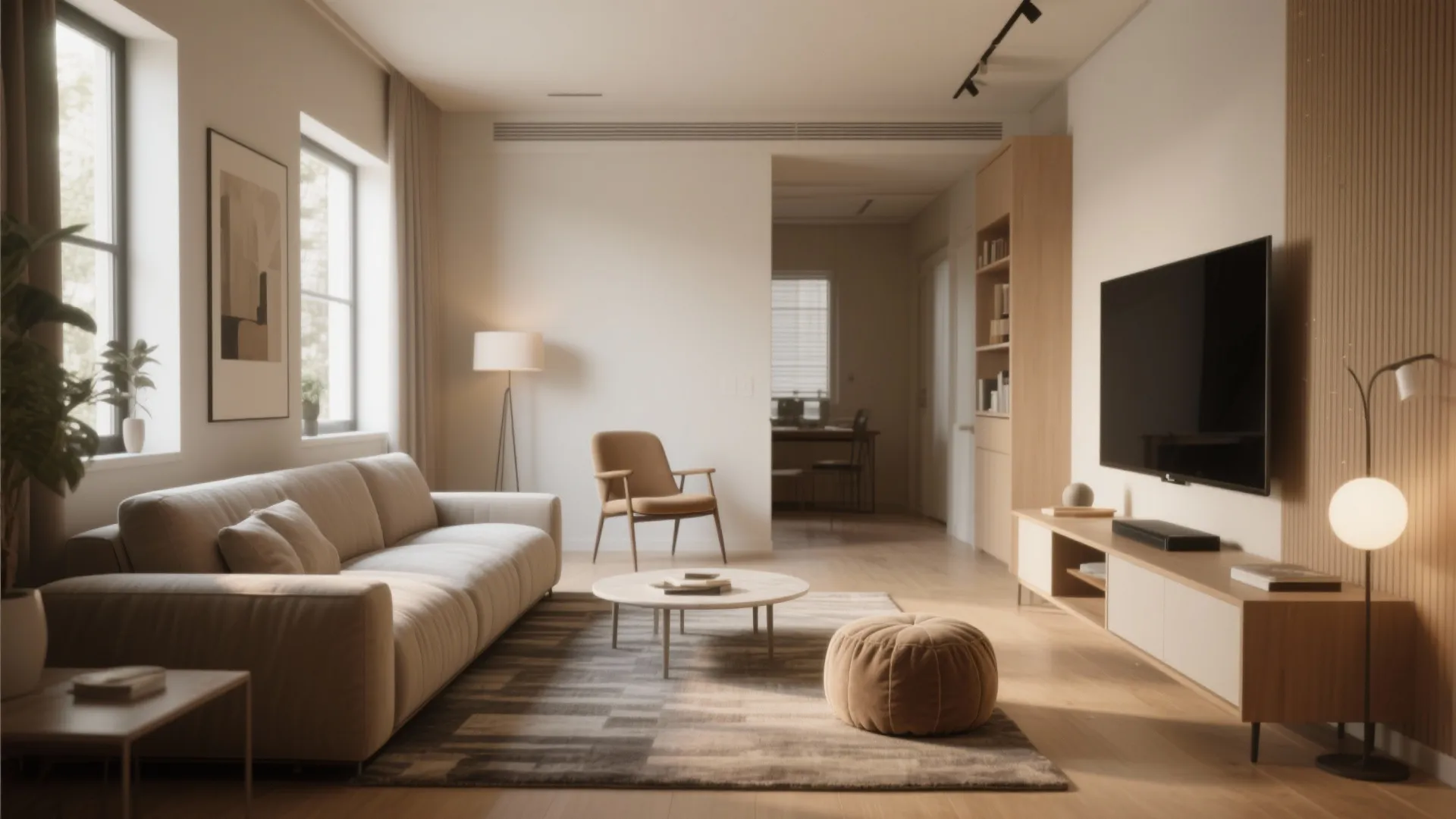 2. Choose scaled furniture over tiny furniture