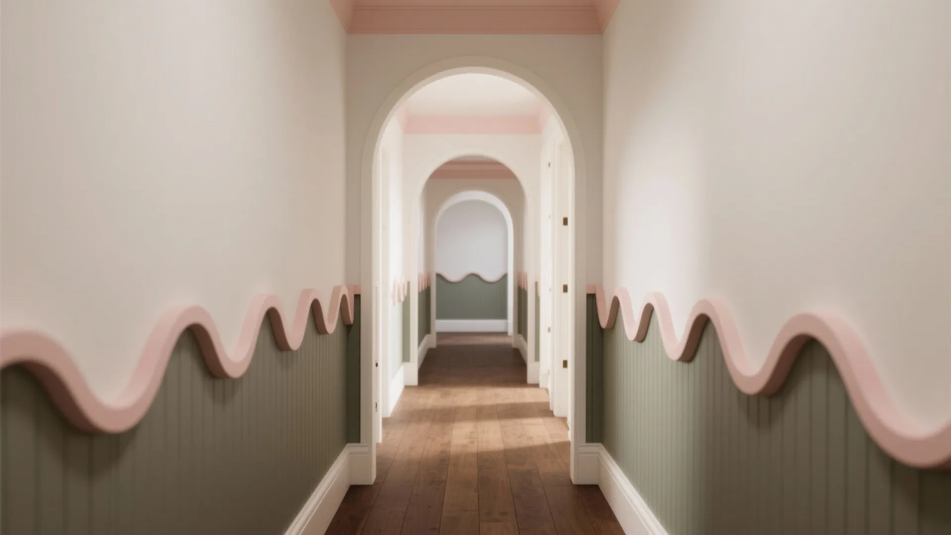 Half-Circle Wainscoting or Scalloped Trim
