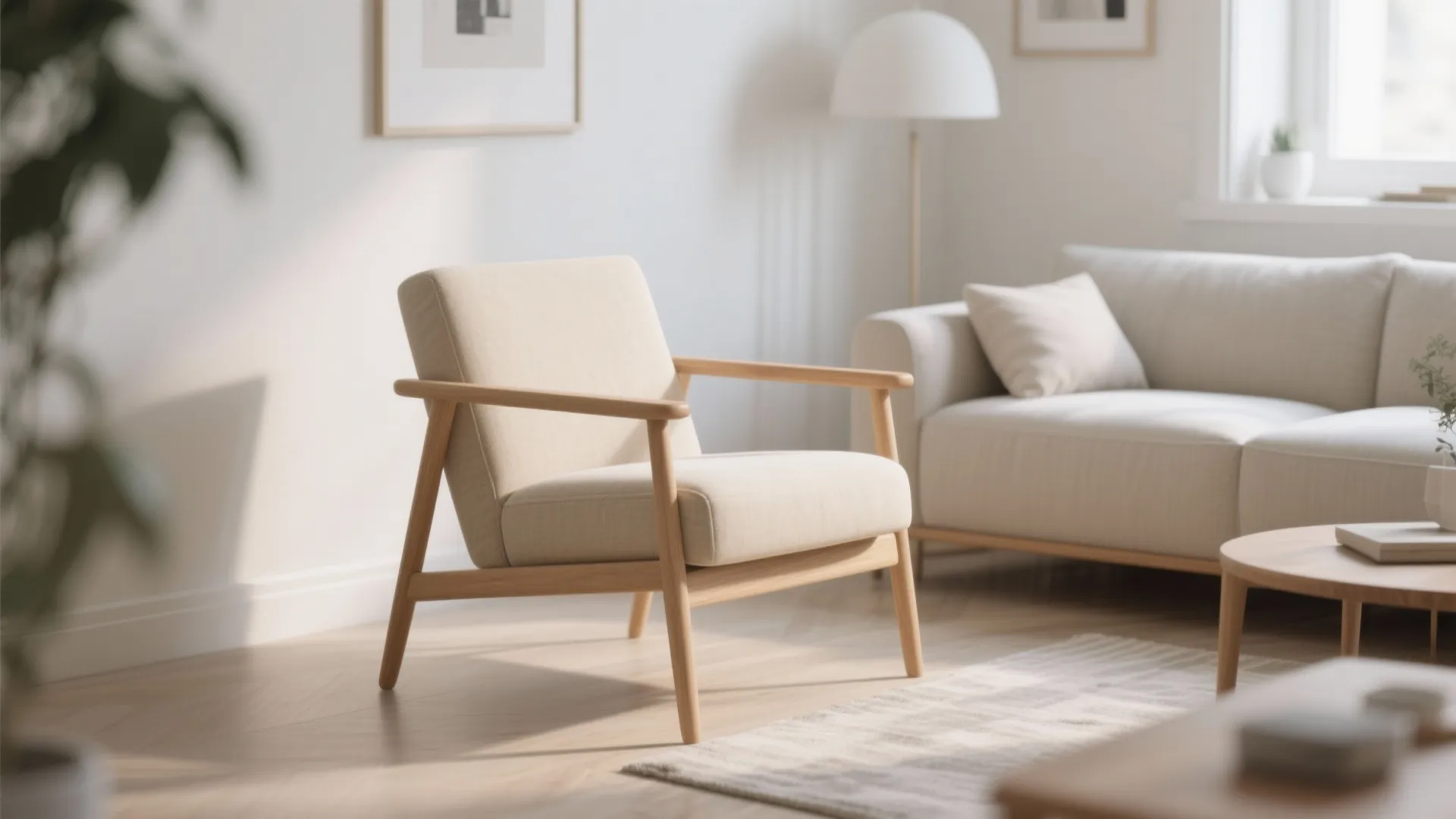 1. Minimalist Scandinavian Armchairs