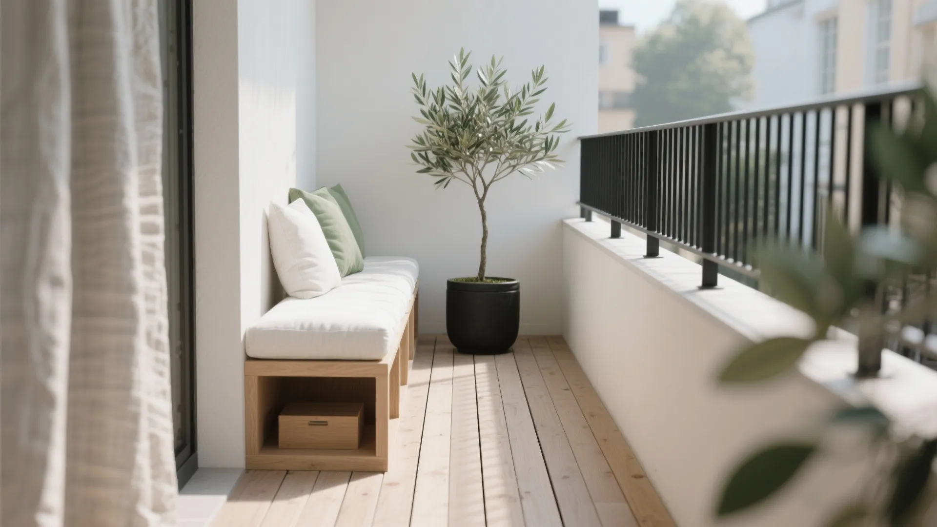 Soft Scandinavian Balcony Layers