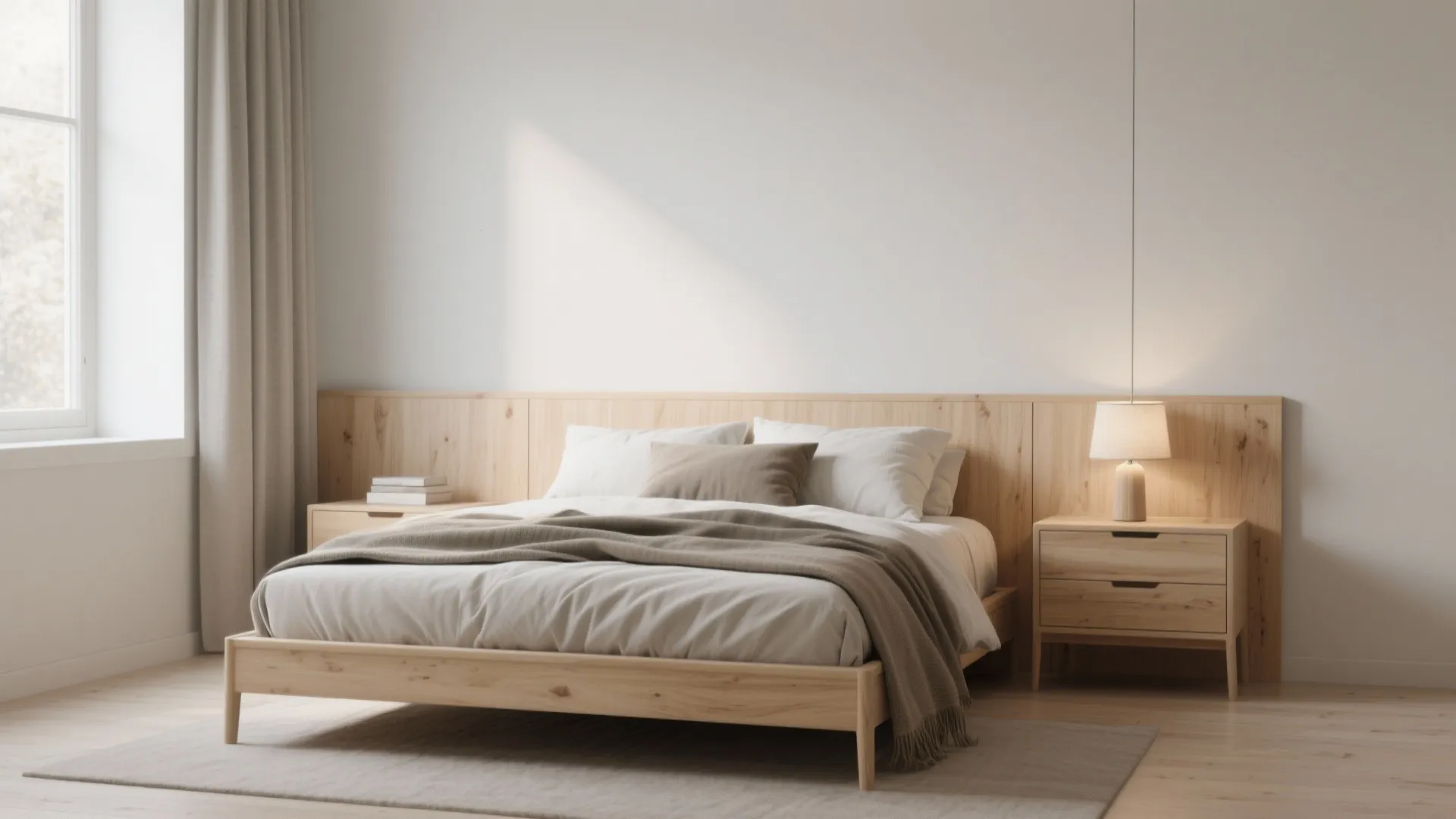 2. Cozy Scandi with masculine accents