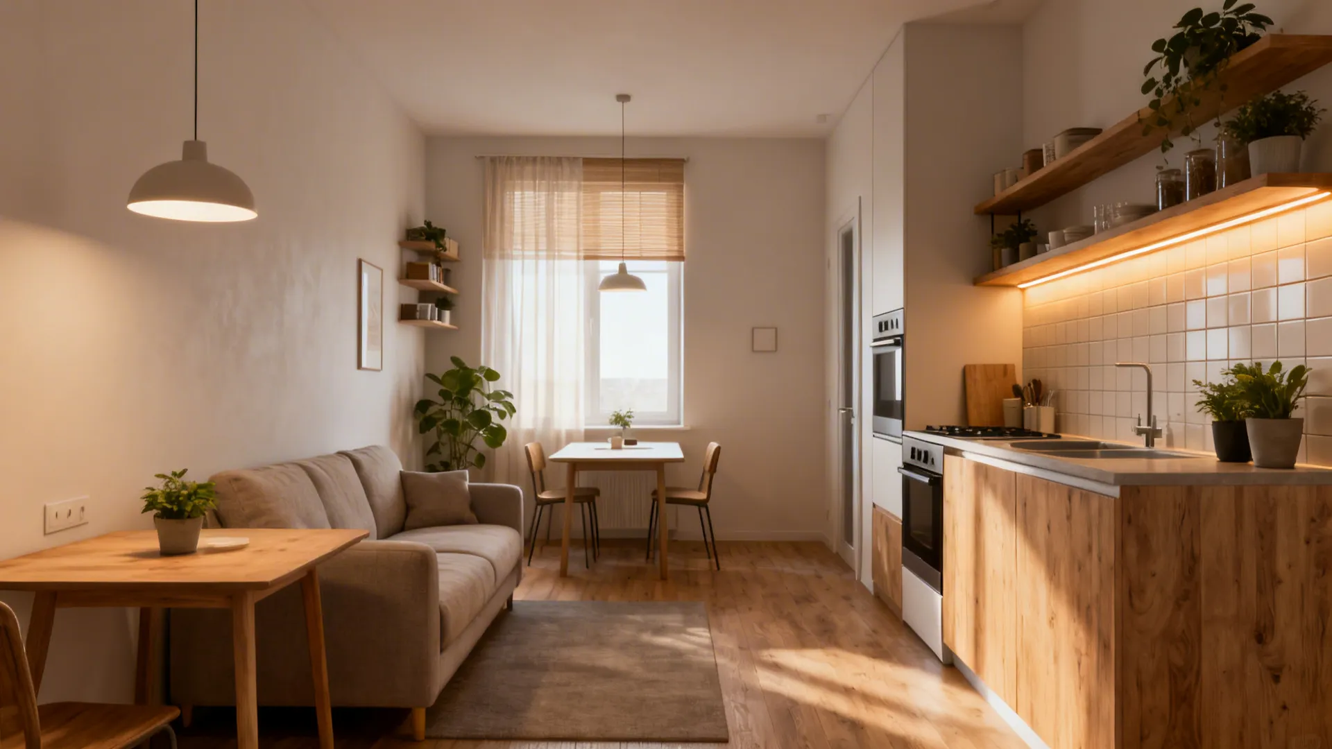5 Small-Space Ideas for 1-Bedroom Apartments