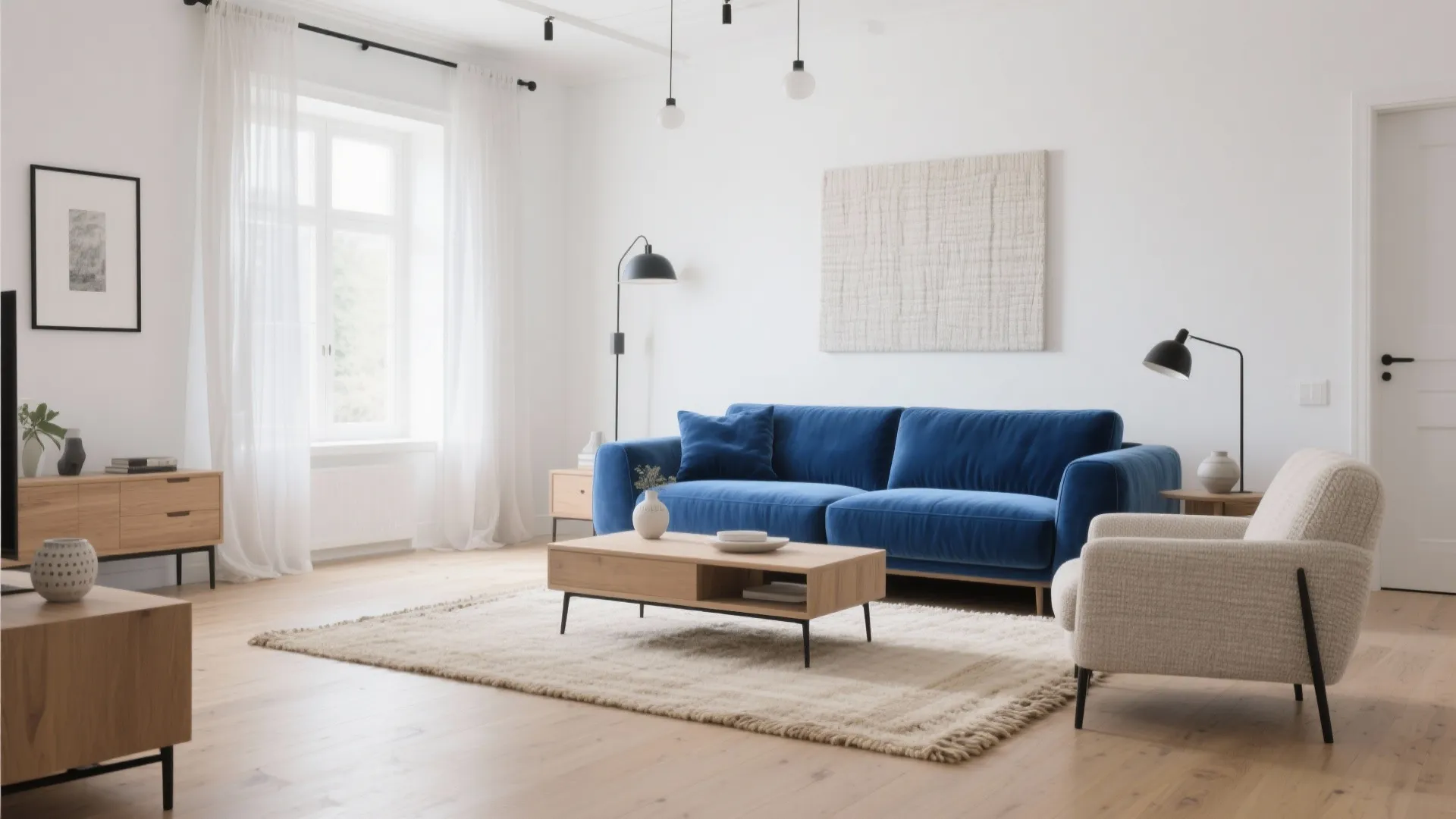 2) Light + Airy Scandinavian Contrast