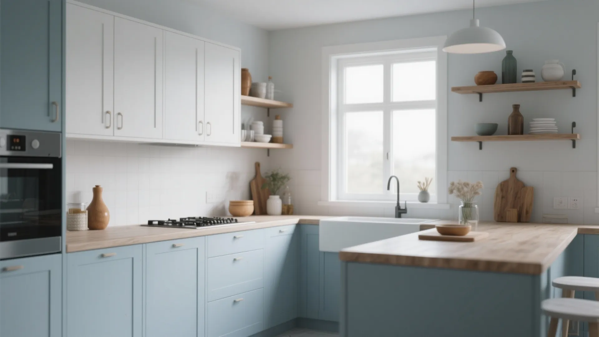 3. Cool white with blue/gray undertones for Scandinavian vibes