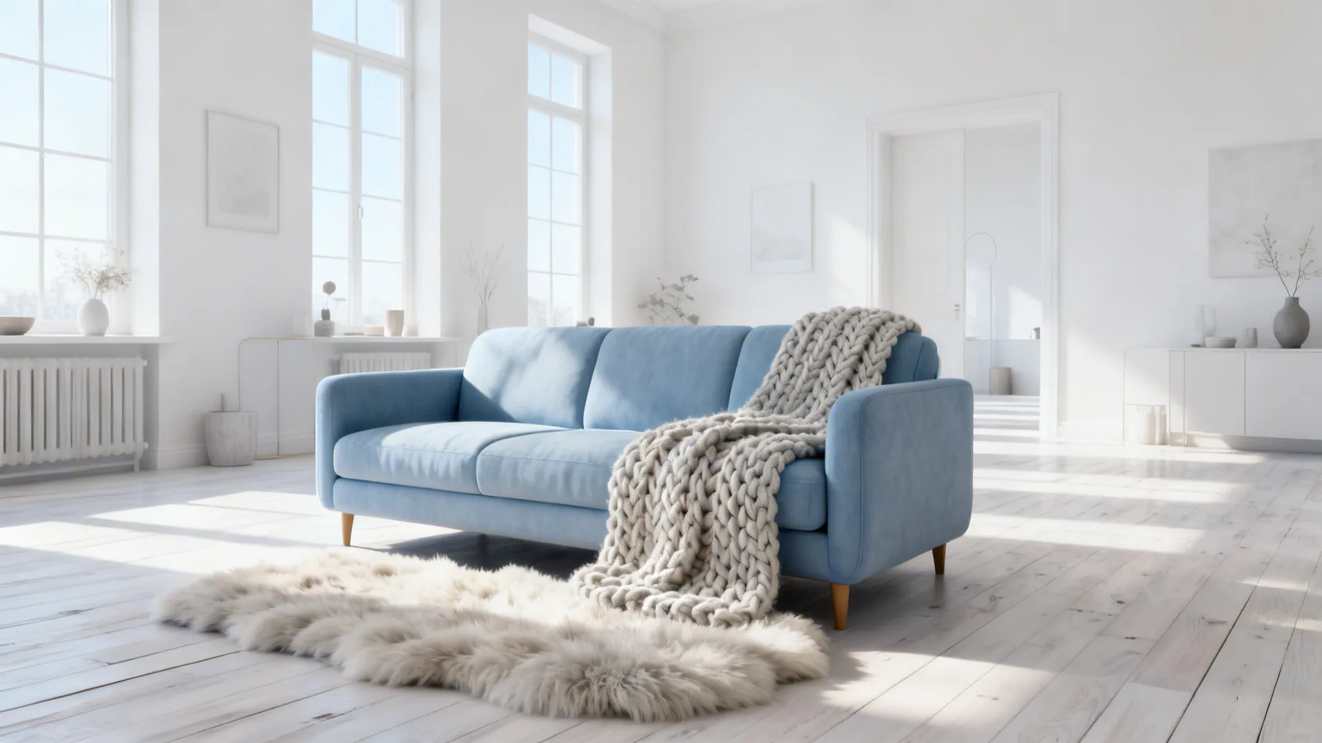 3. Scandinavian Minimalism with Crisp Whites