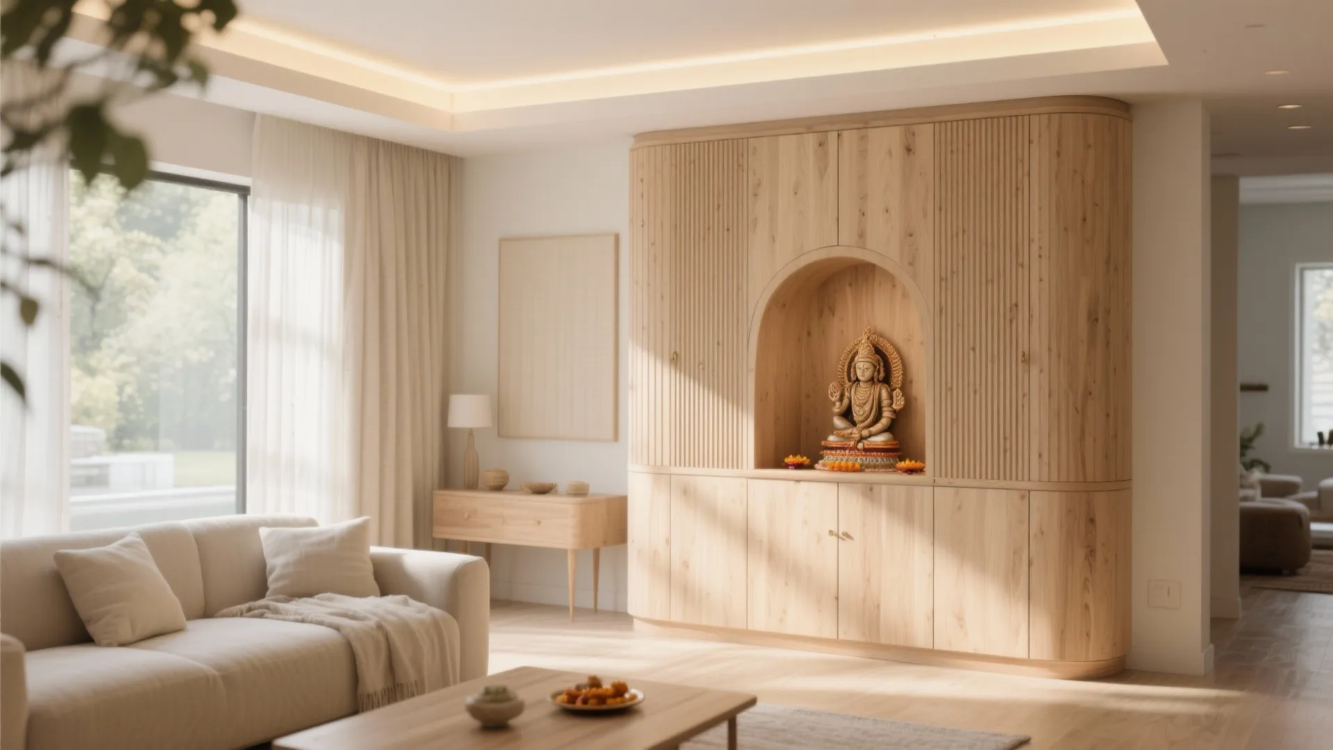 Scandi-Indian Fusion: Pale Oak, Clean Lines, and Warm Light