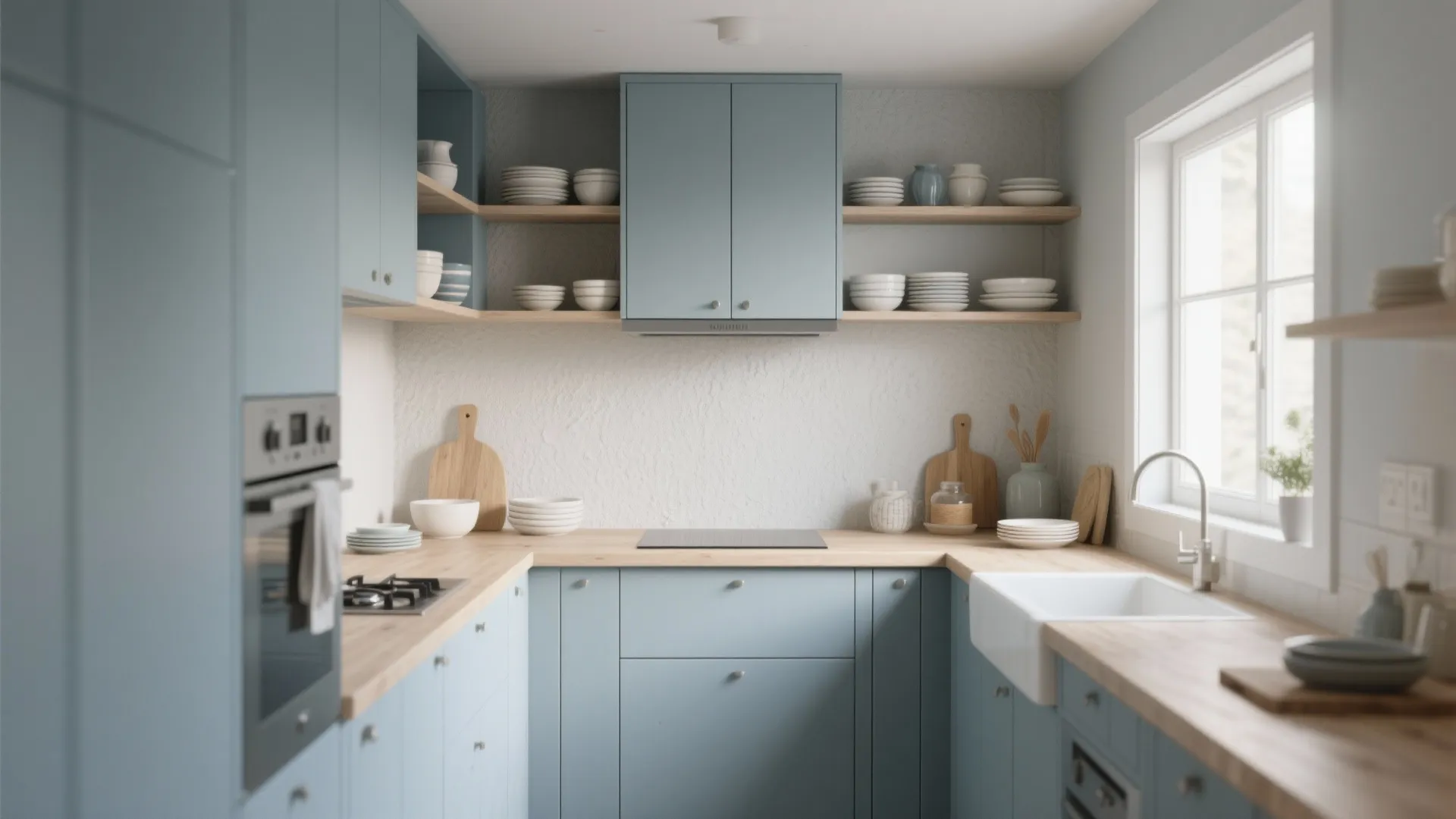 1. Soft Matte Gray-Blue for a Scandinavian Feel