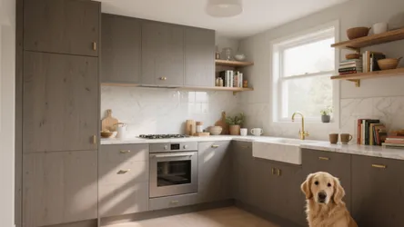 Gray Wood Cabinets: 5 Small-Space Kitchen Ideas