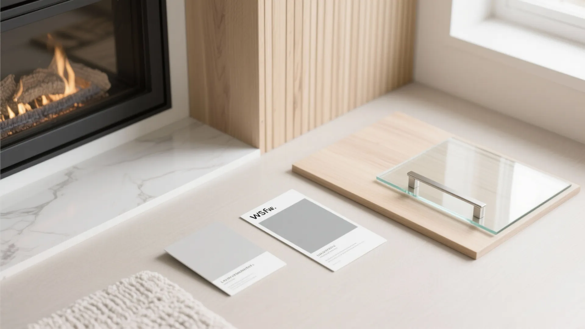 Scandinavian Light Wood Surround with Hidden Storage