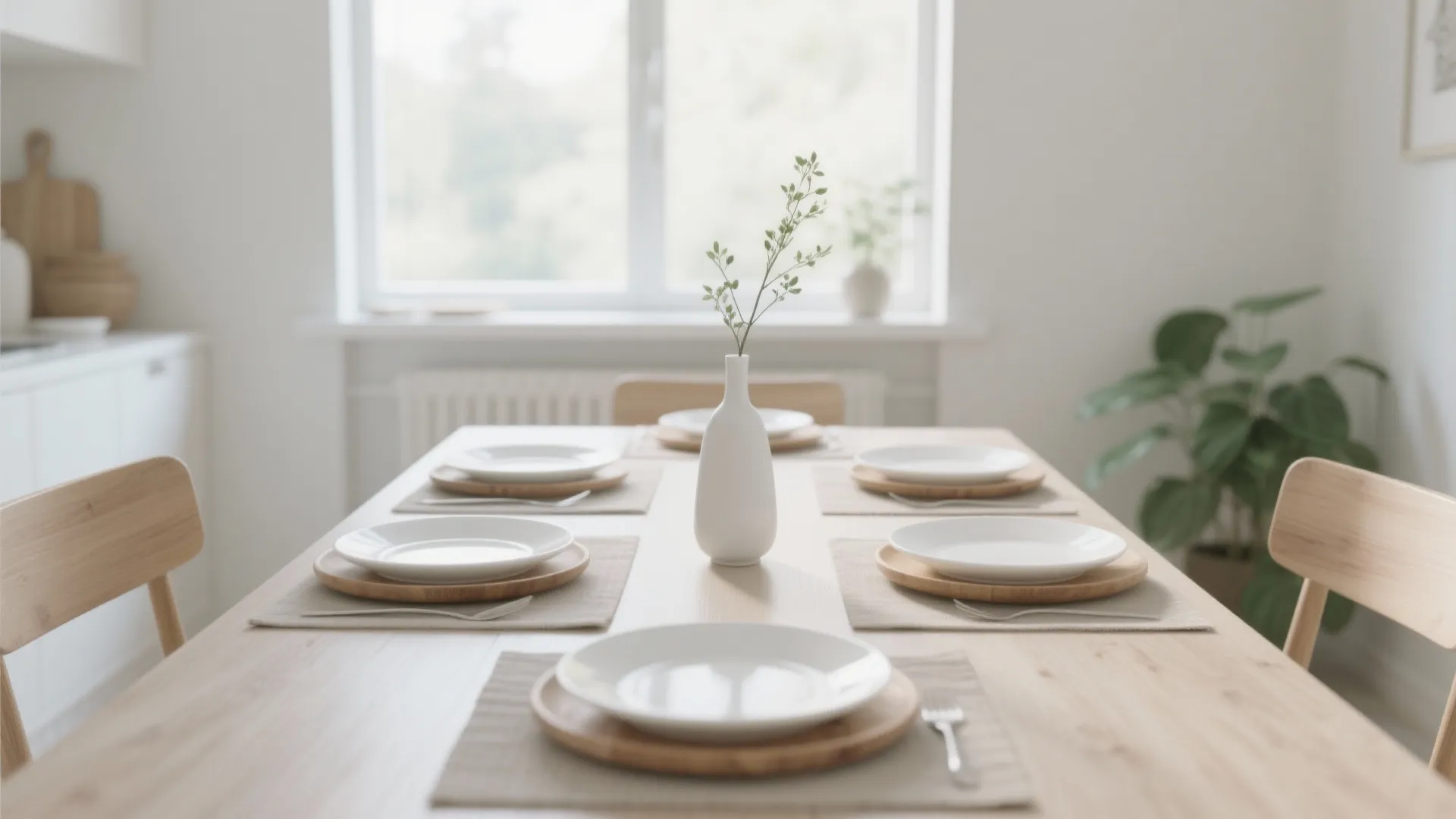 2. Minimal Scandinavian Settings with Natural Accents
