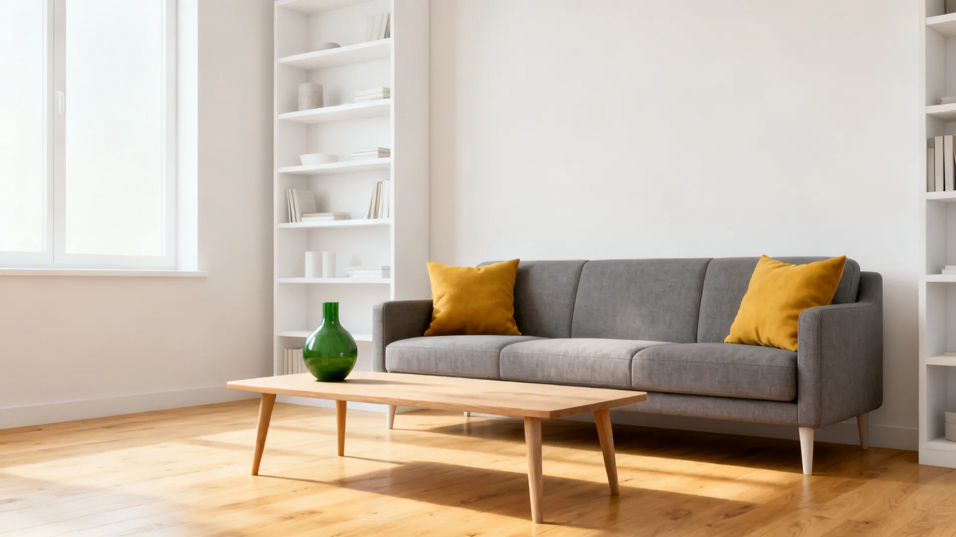 3. Scandi Minimal with Pops of Color