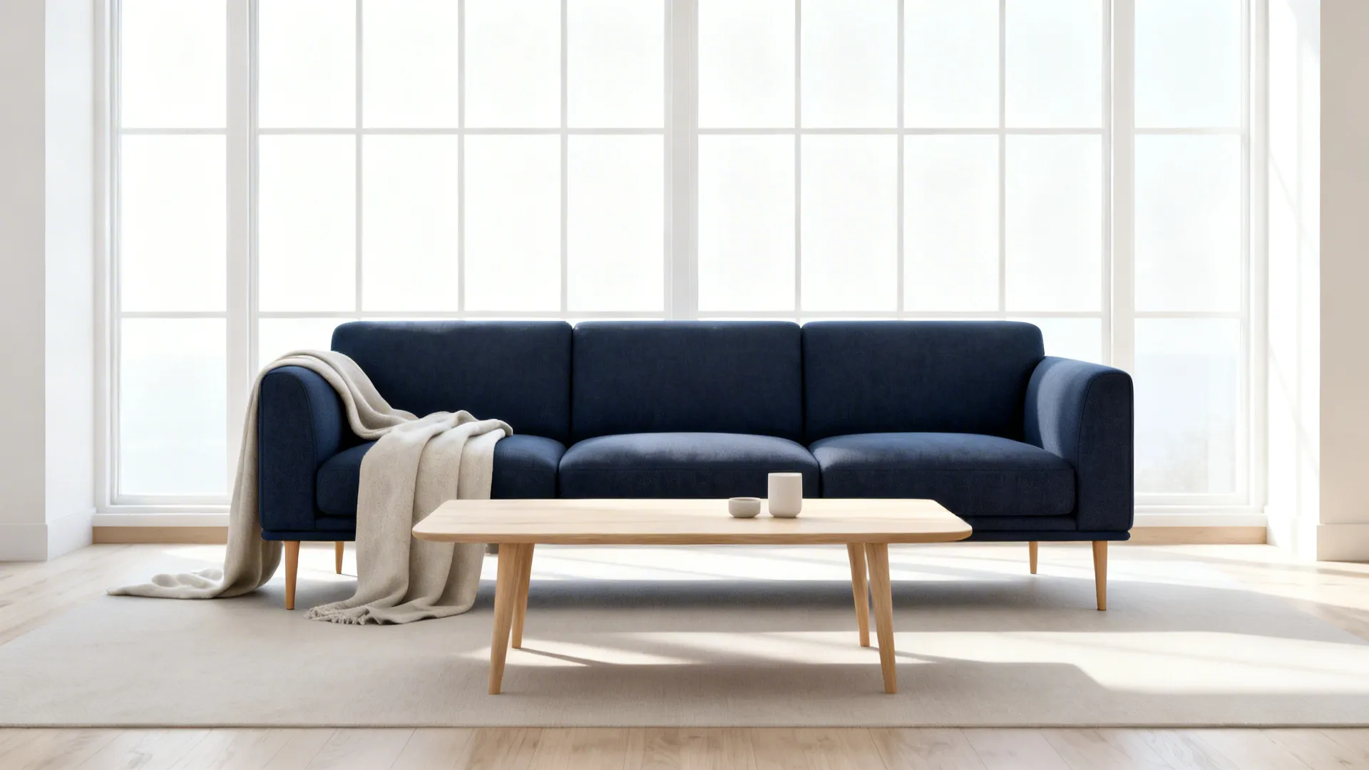 3. Scandi Minimal with Light Wood