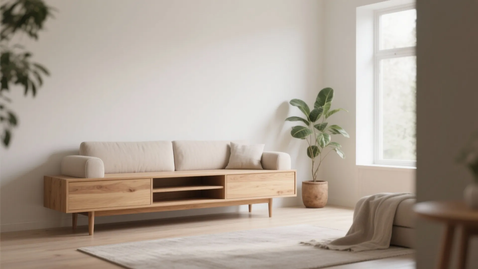 1. Scandinavian Warmth with Solid Oak