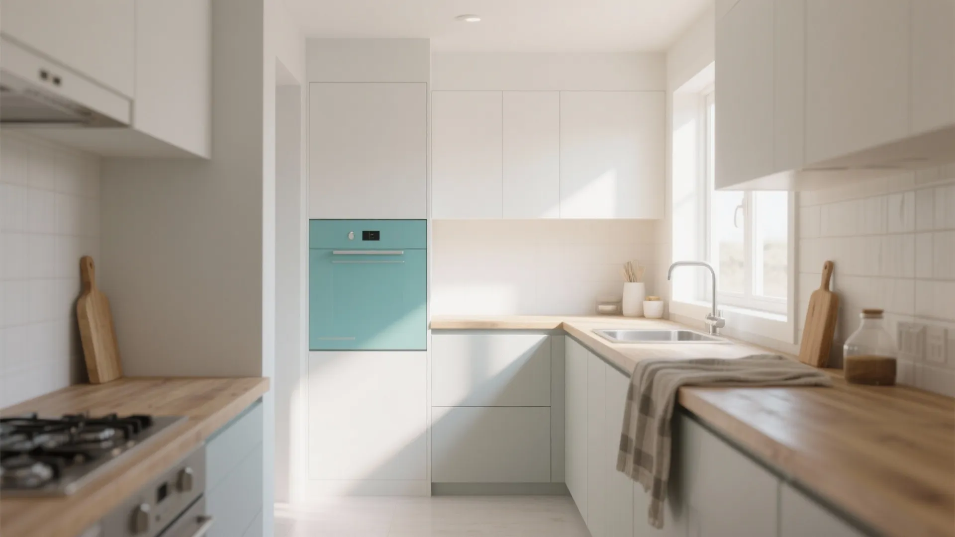 3. Scandi Light with a Pop