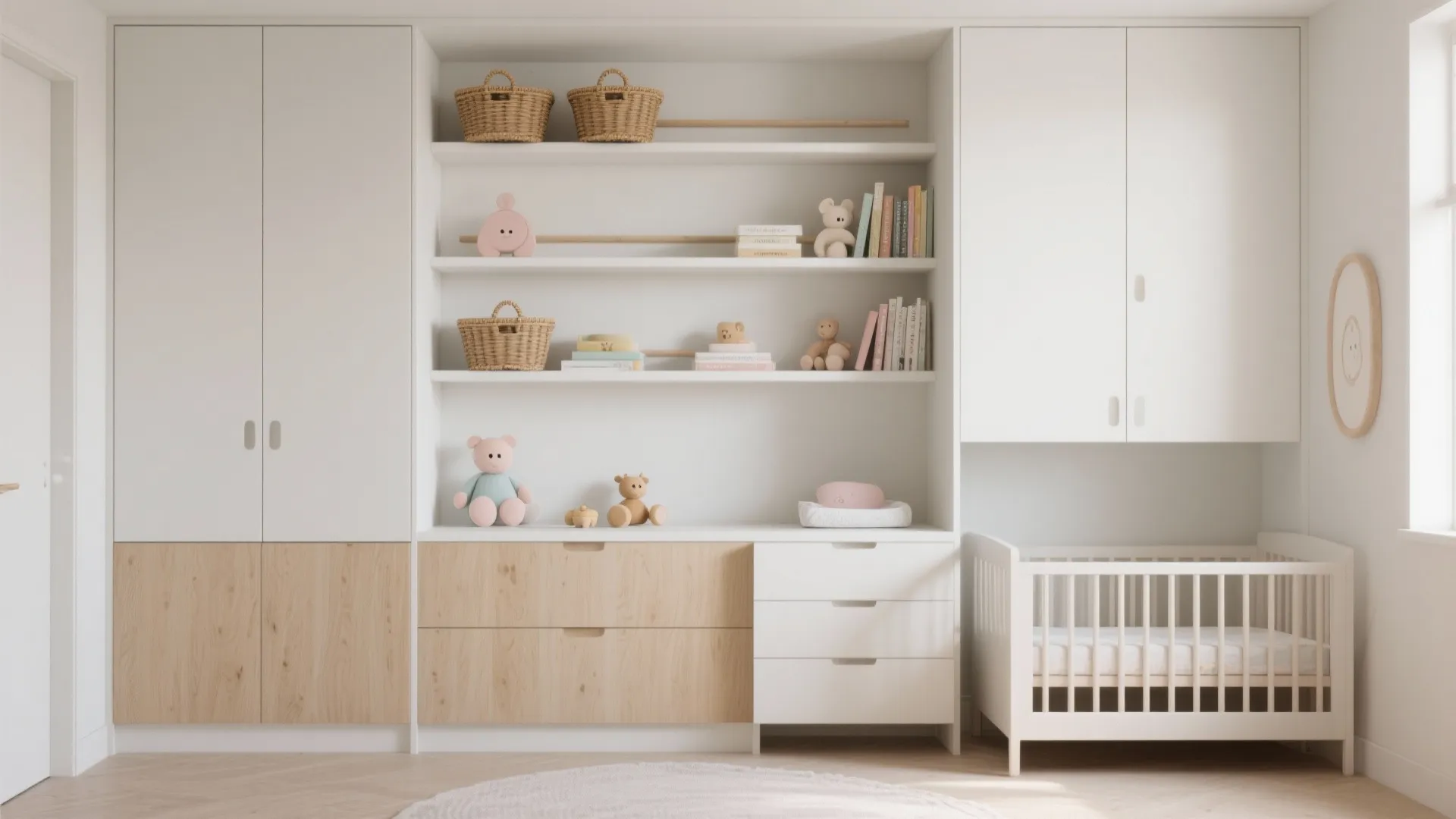 Scandi Storage Wall for Tiny Rooms