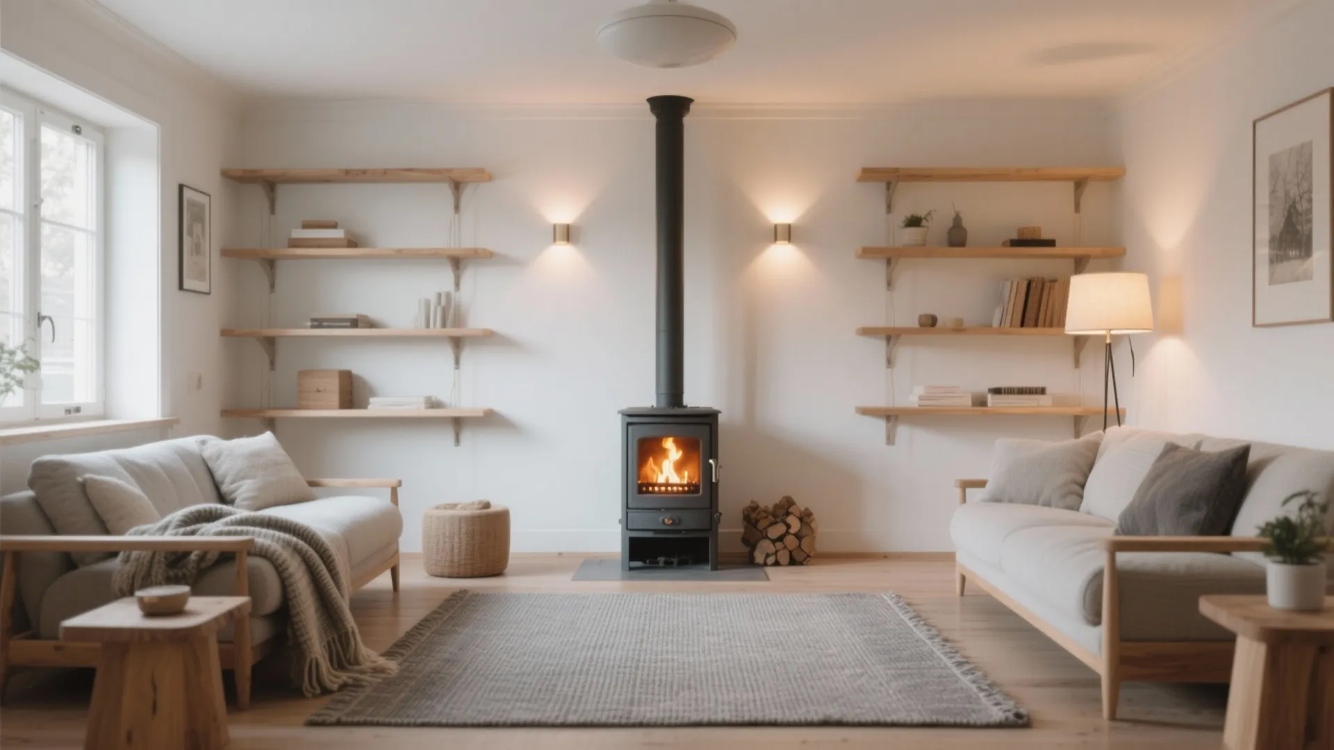 5) Materials, Light, and Safety Layers (Scandi-Cozy Done Right)