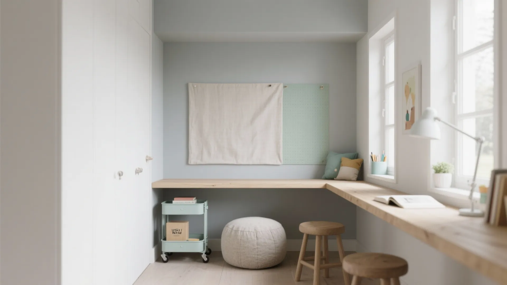 Scandinavian calm with flexible zoning