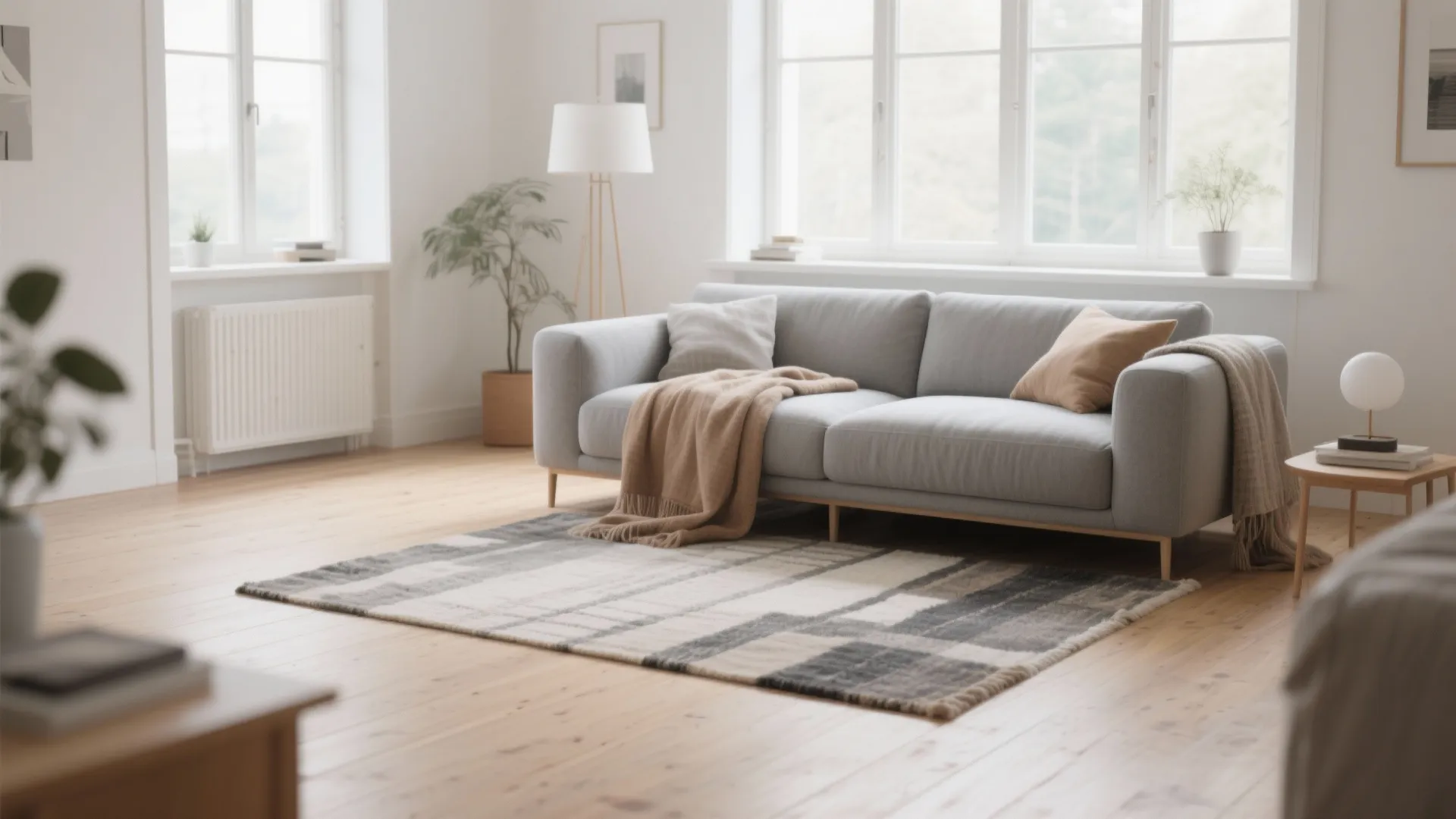 1. Scandinavian Minimalism with Warm Accents