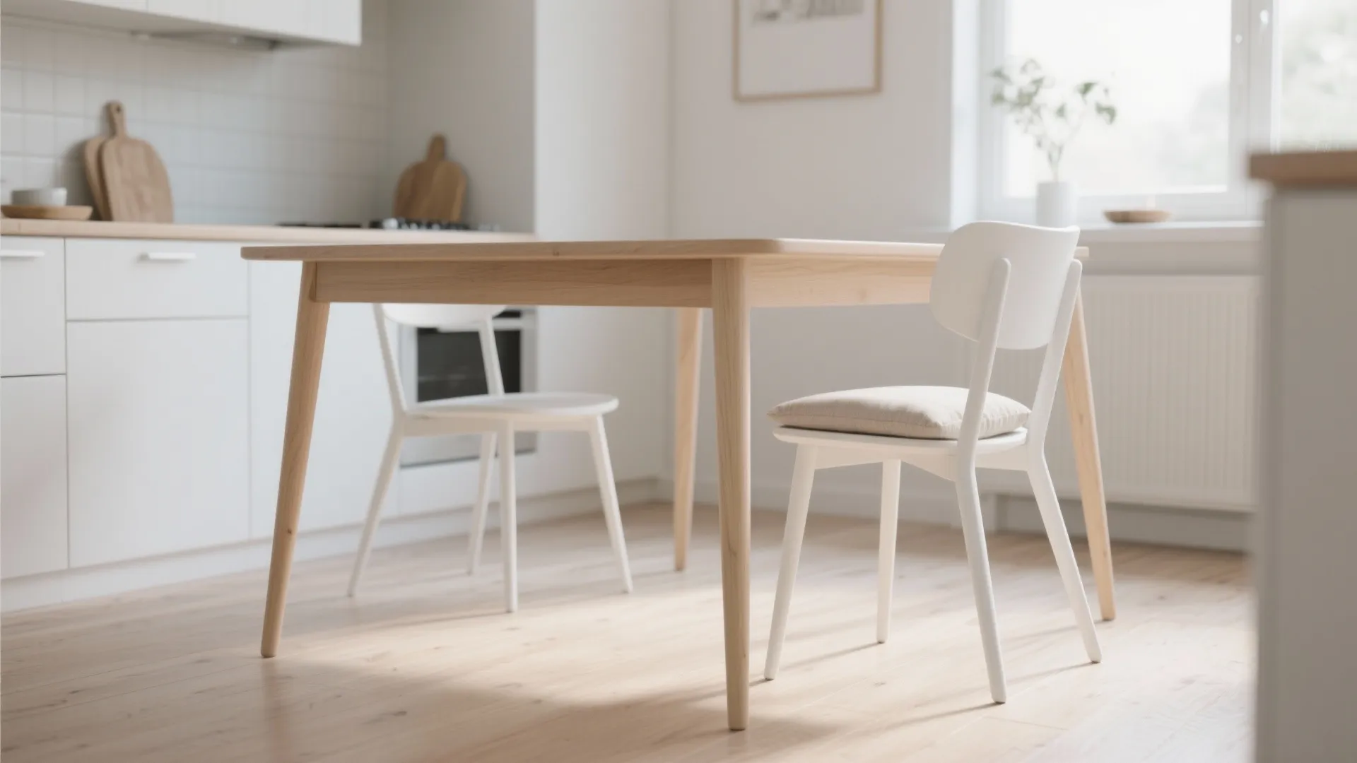 3. Go Scandinavian: simple lines and light woods