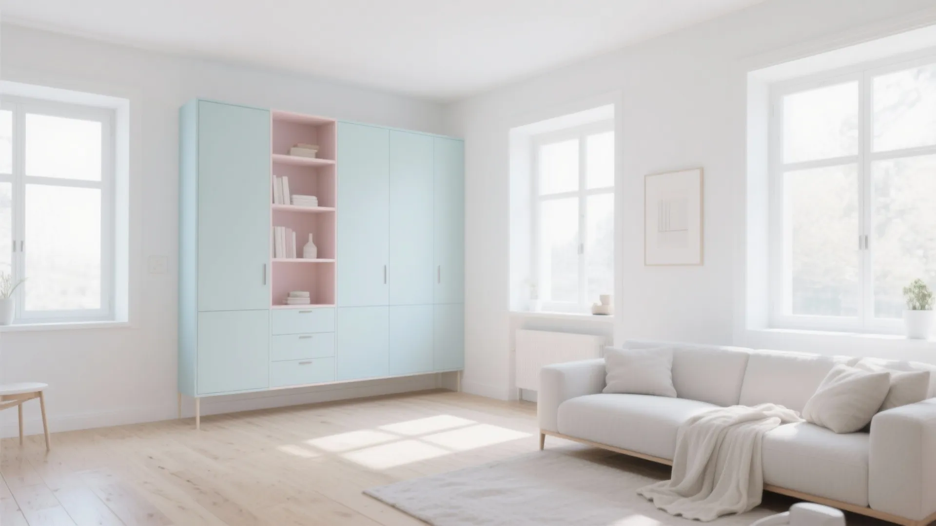 3. Fresh Scandi Whites and Pastels