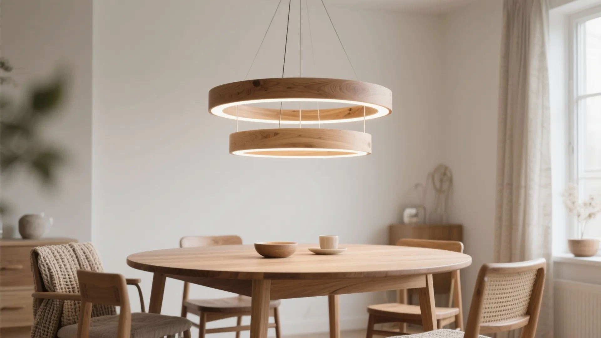Scandi Wood Accent, Soft Geometry