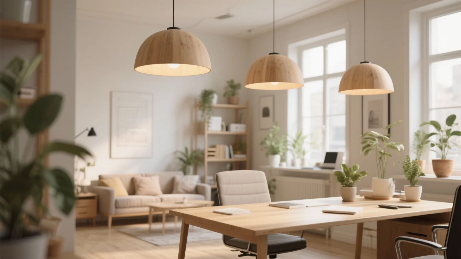 6. Scandi-Inspired Wooden Shades