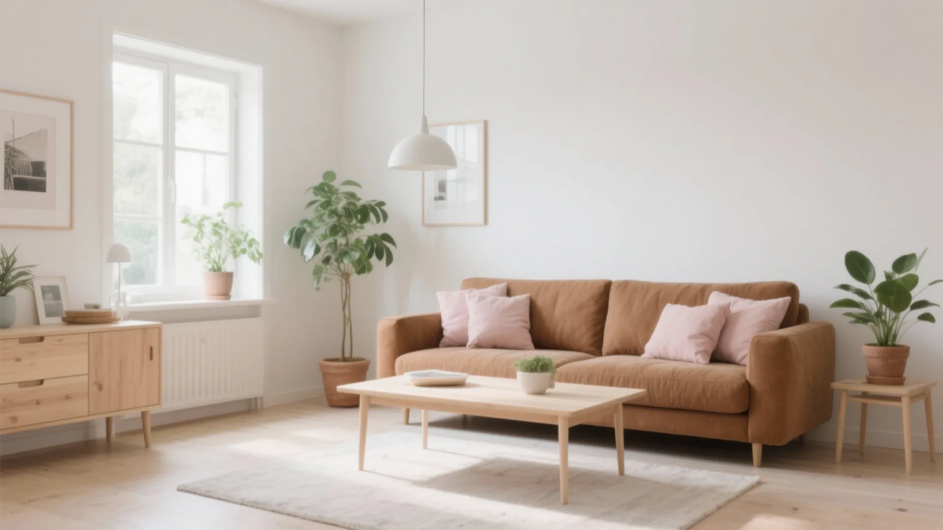 Scandinavian Lightness with Brown Anchor