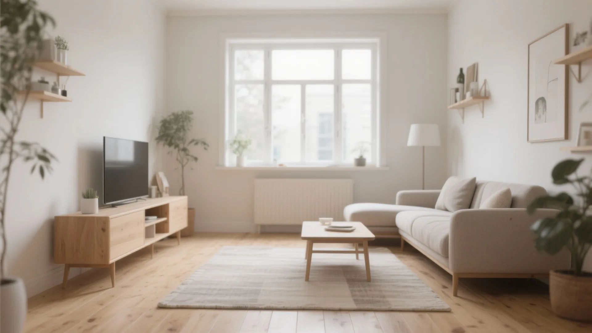 1. Scandinavian Light Oak Finish