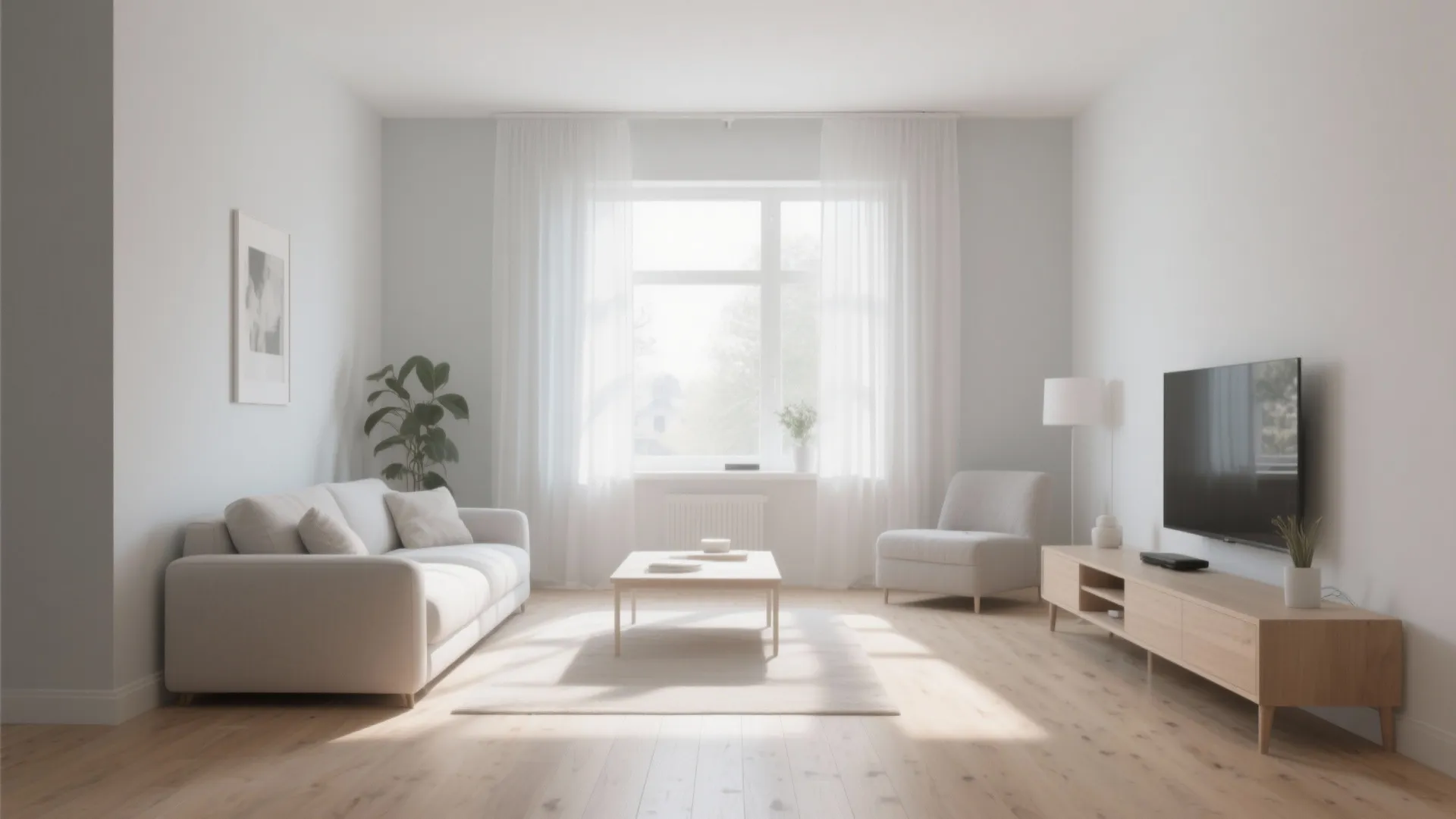 1. Scandinavian Minimalism with Light Oak