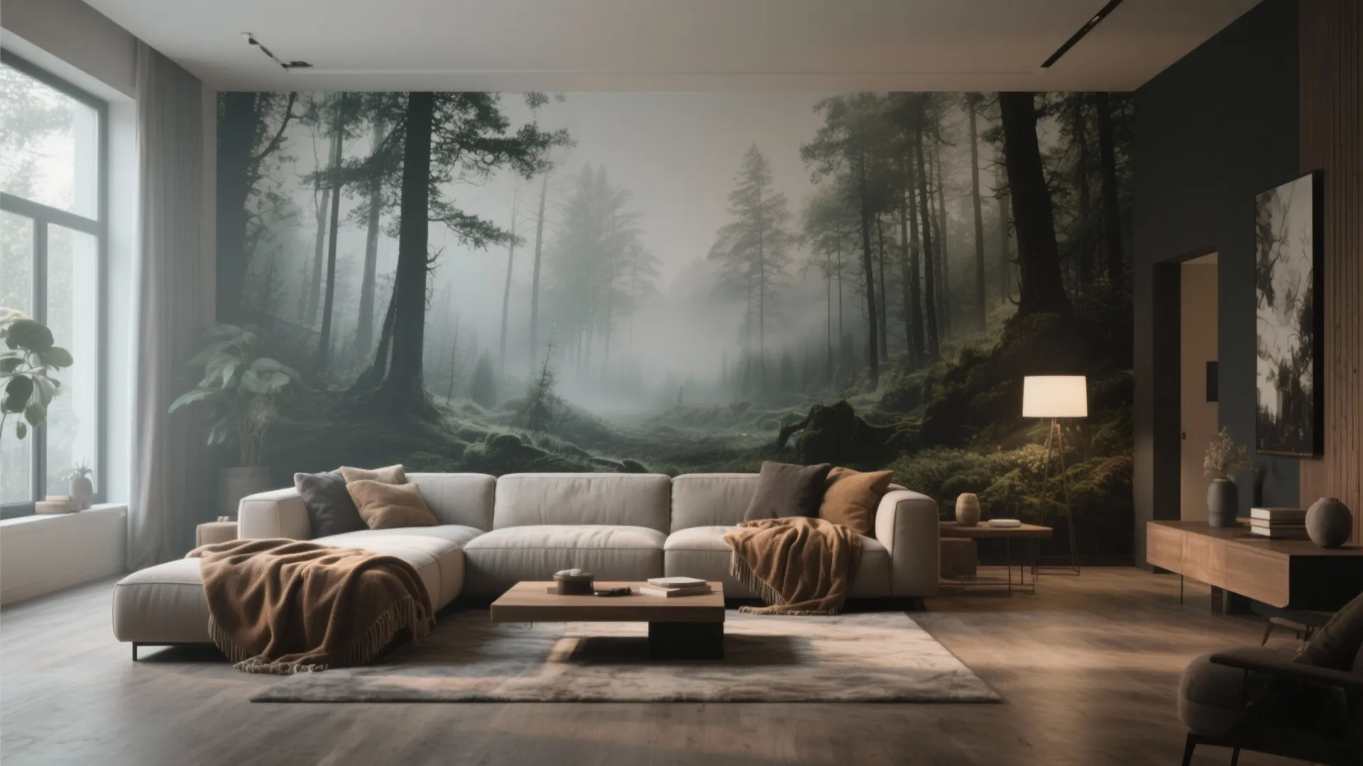 4. Murals with Scenic Landscapes