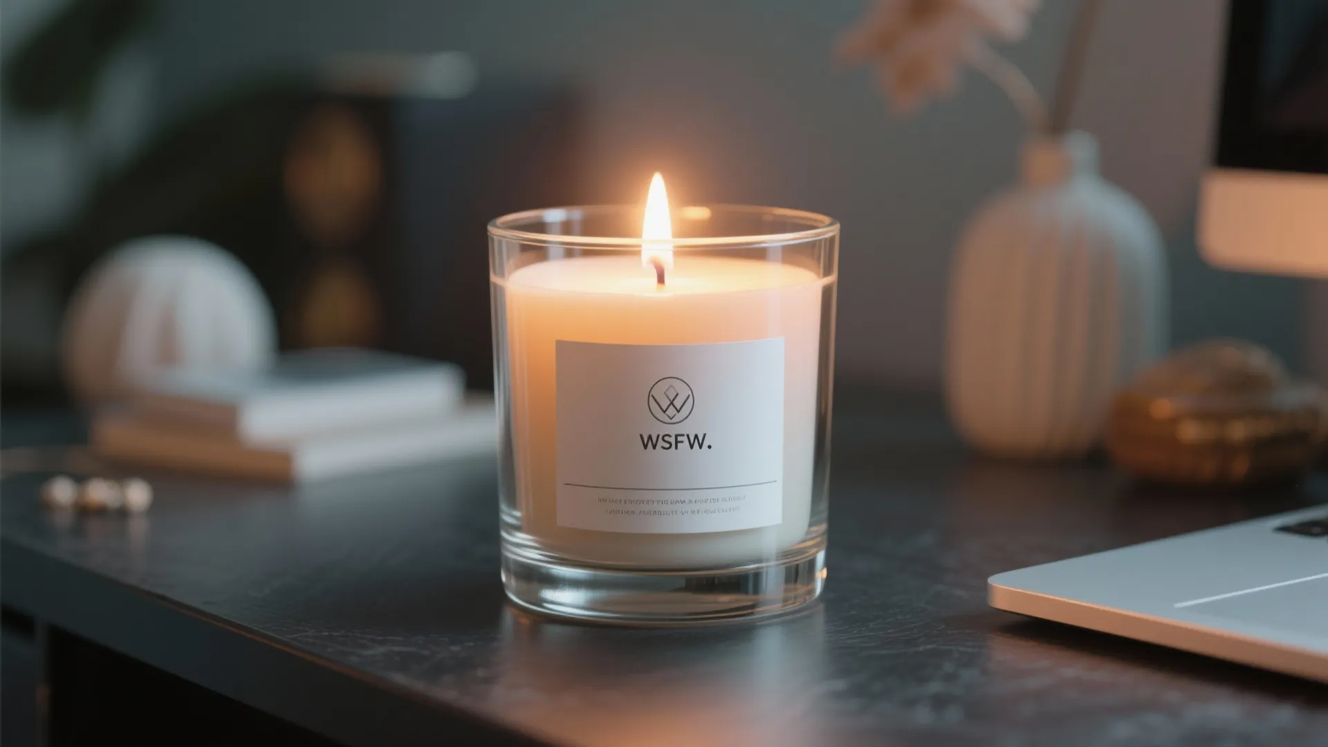 5. Scented Candle in Sleek Jar