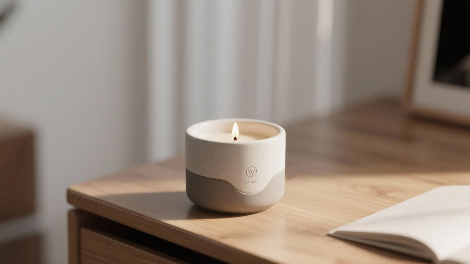 8. Scented Candle in a Sophisticated Holder