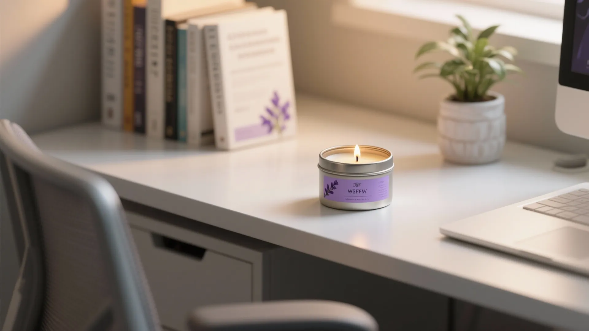 5. Scented Candle in a Travel Tin