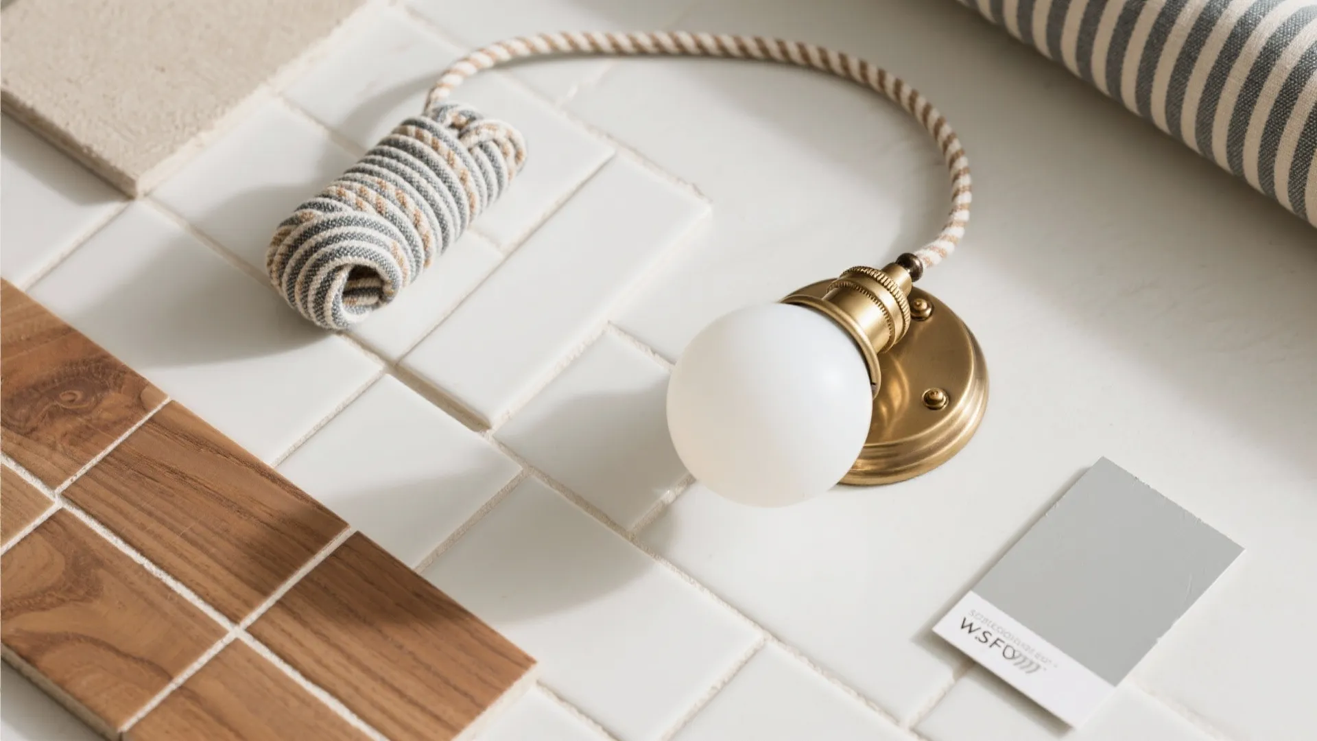 Schoolhouse shades with patterned cords and backplates