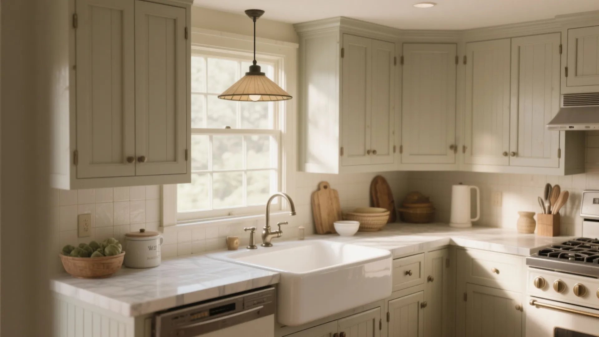 6. Vintage Schoolhouse Shades