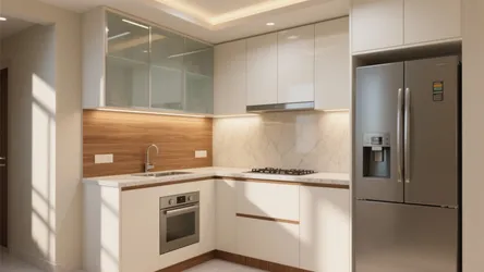 3 BHK Flat in Science City: 5 Smart Kitchen Design Ideas