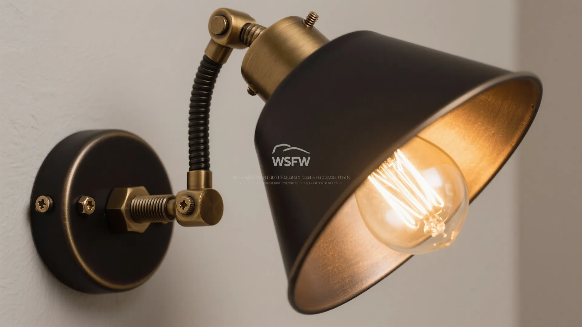 Adjustable swing-arm sconces for focused reading light