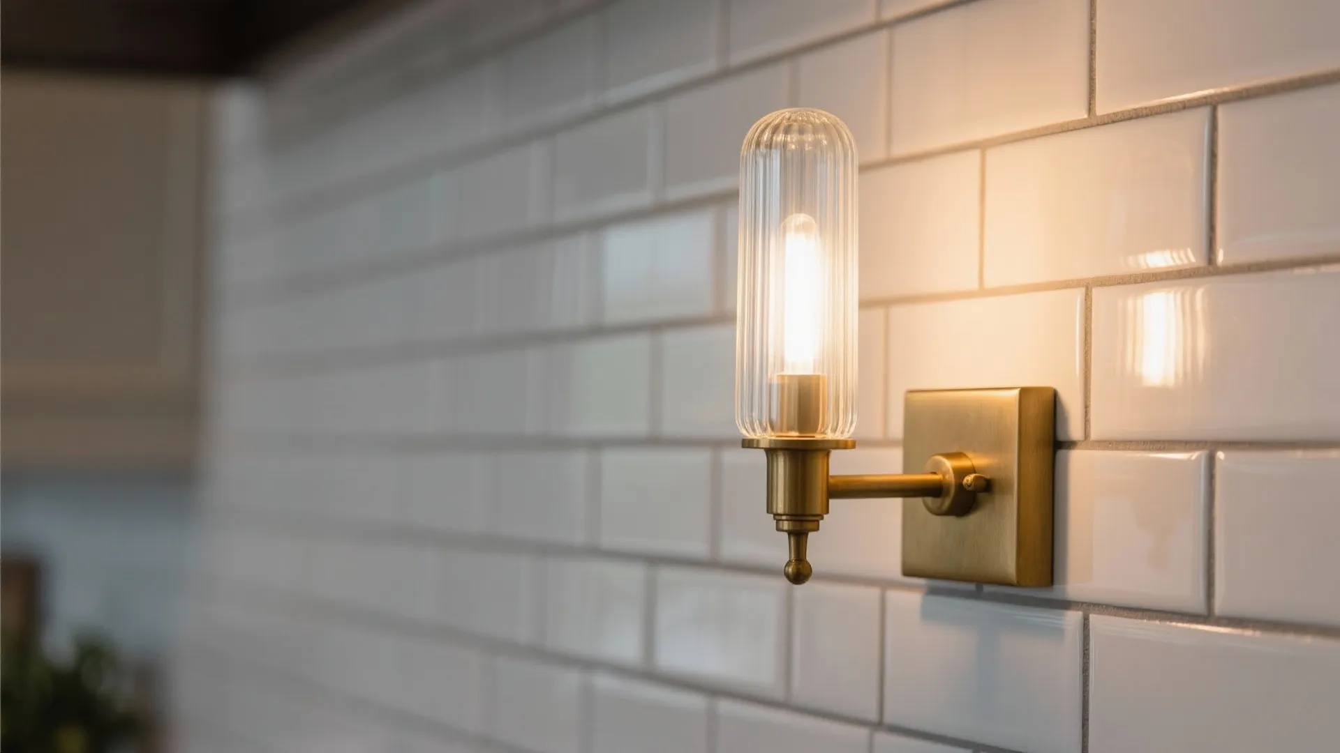 Layered task lighting around the backsplash