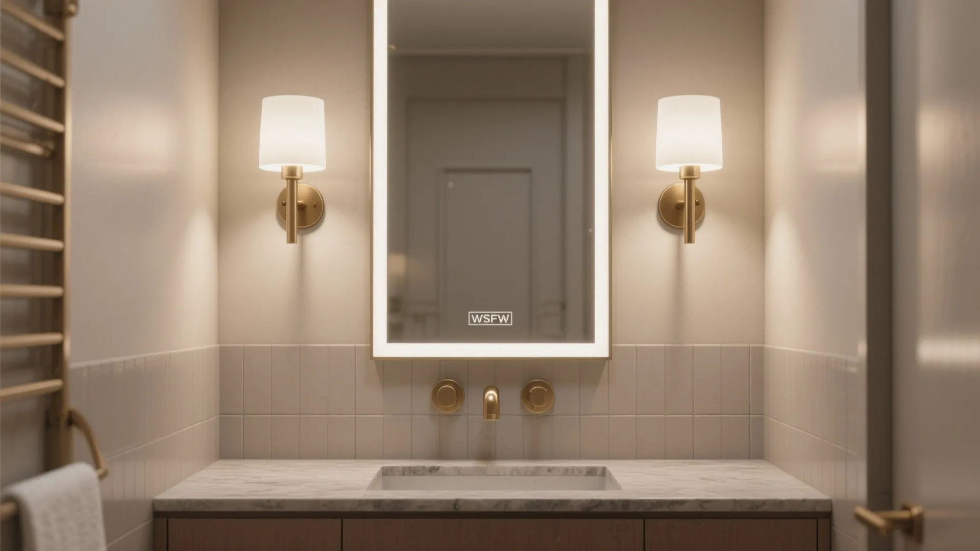 Sconce placement that flatters and functions