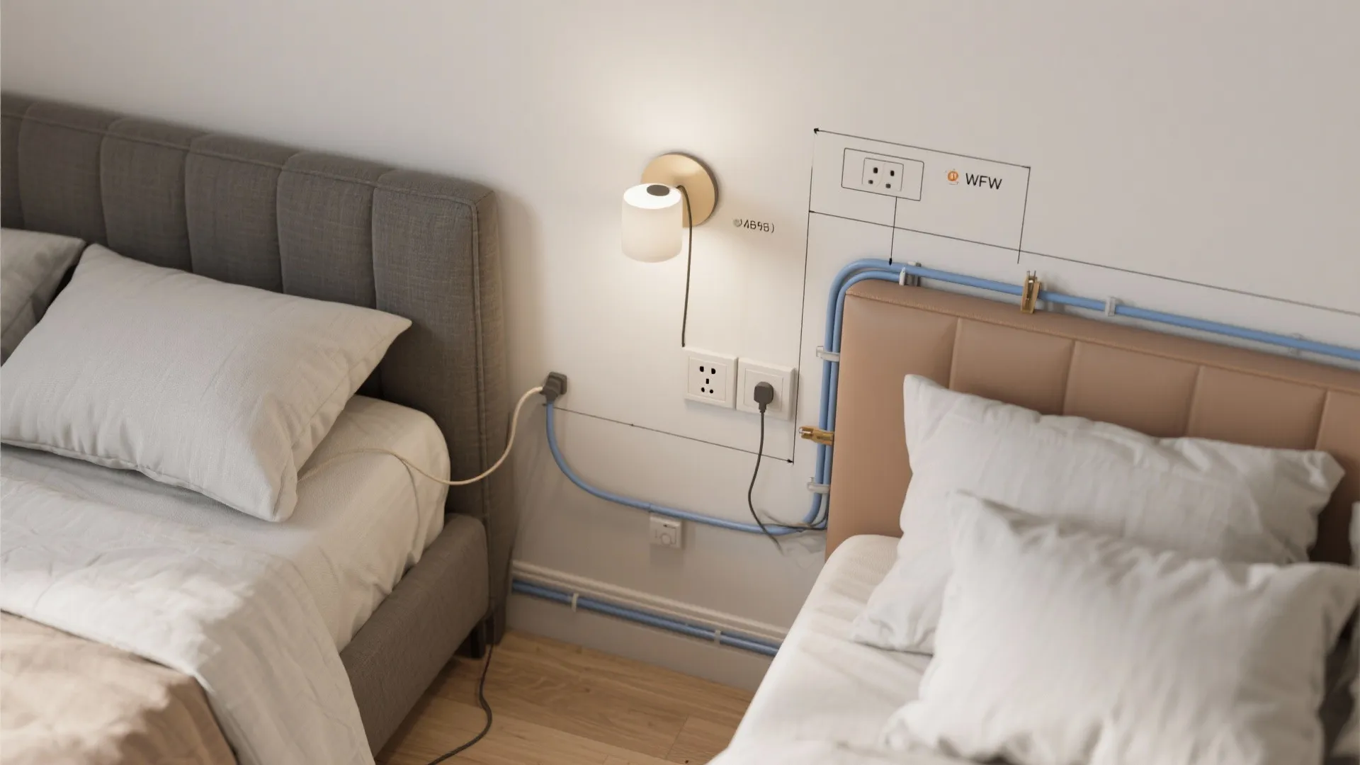Plug-in sconces for renters and quick updates