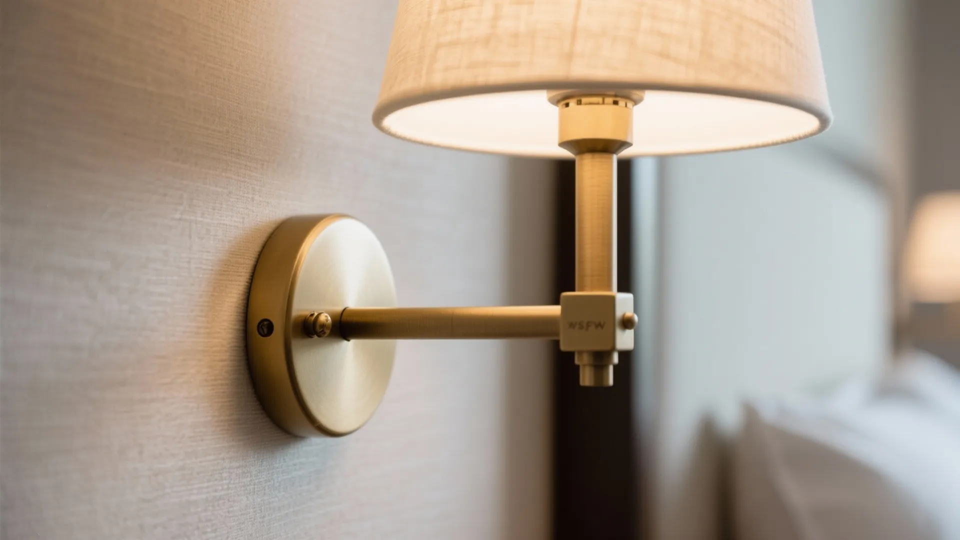 Hotel-style sconces for layered ambience