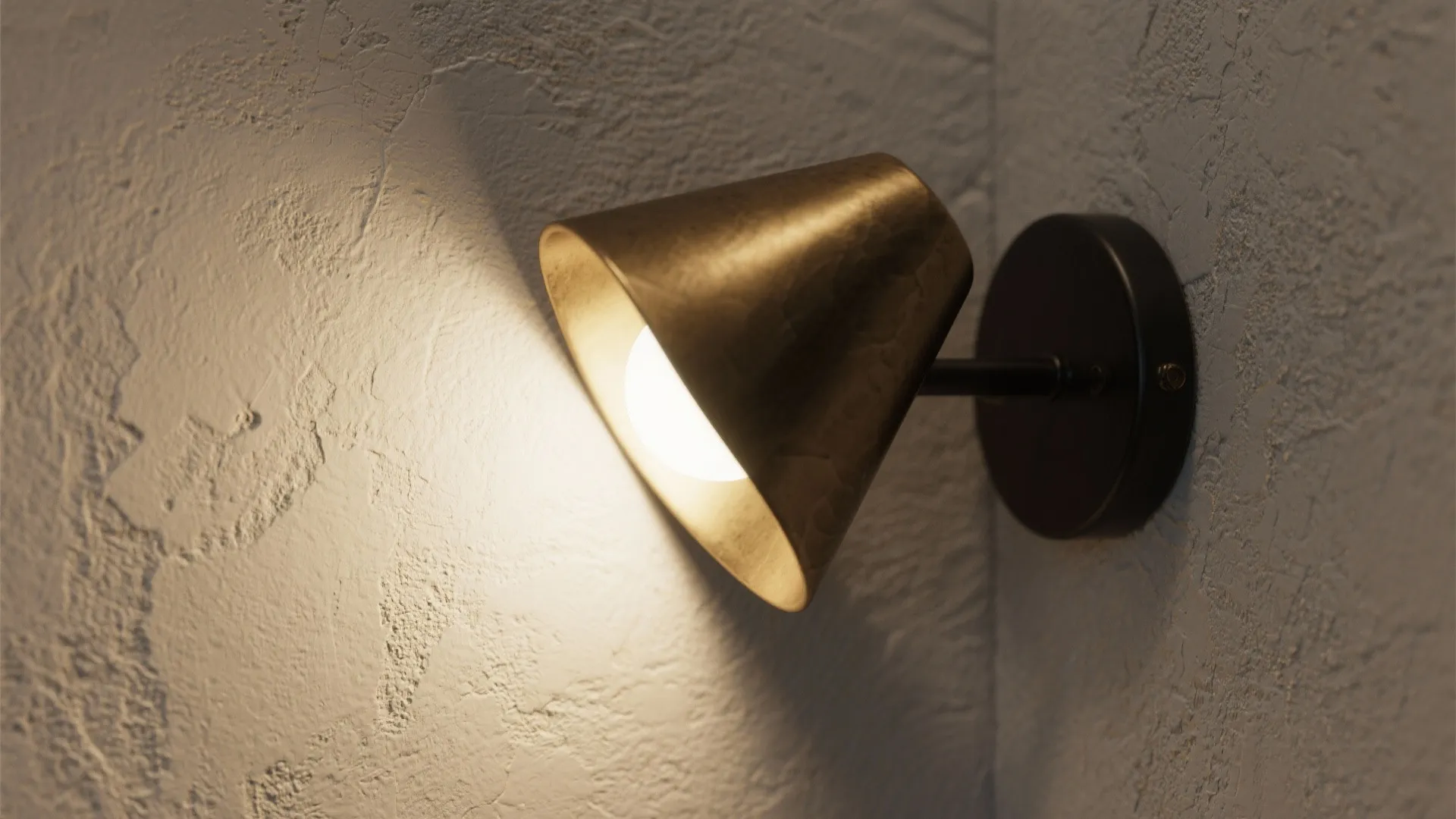 Layered wall lighting for mood and function