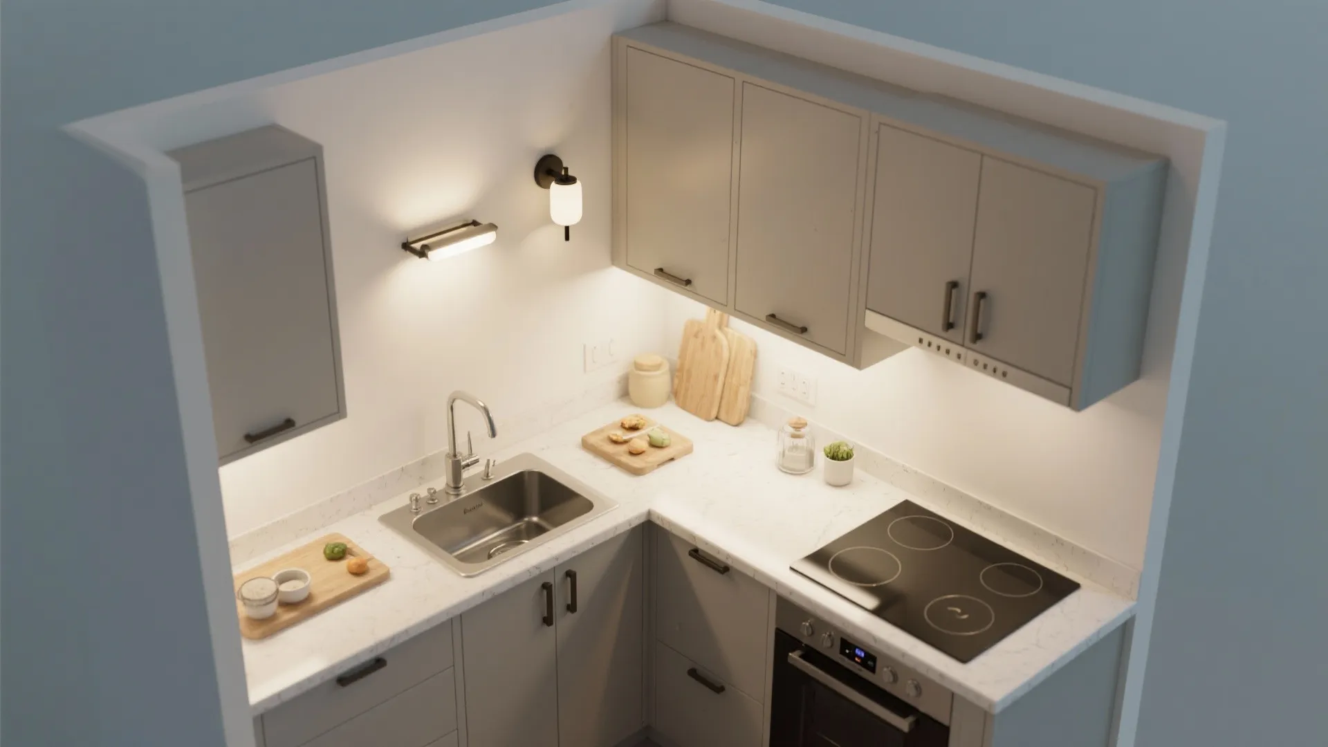 2) Sconce Tasking Near the Prep Zone