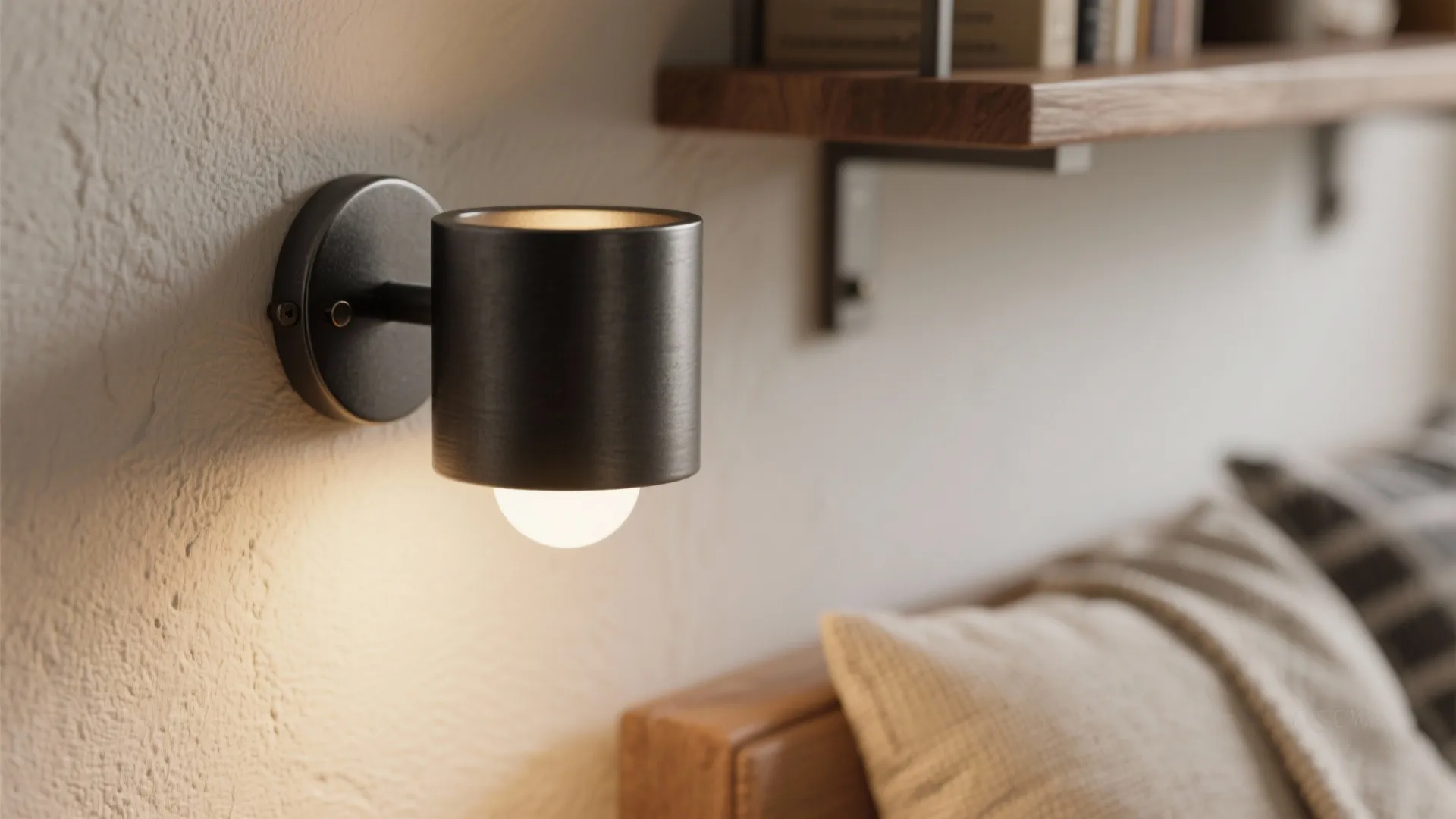 2) Corner Reading Nook with Vertical Sconces