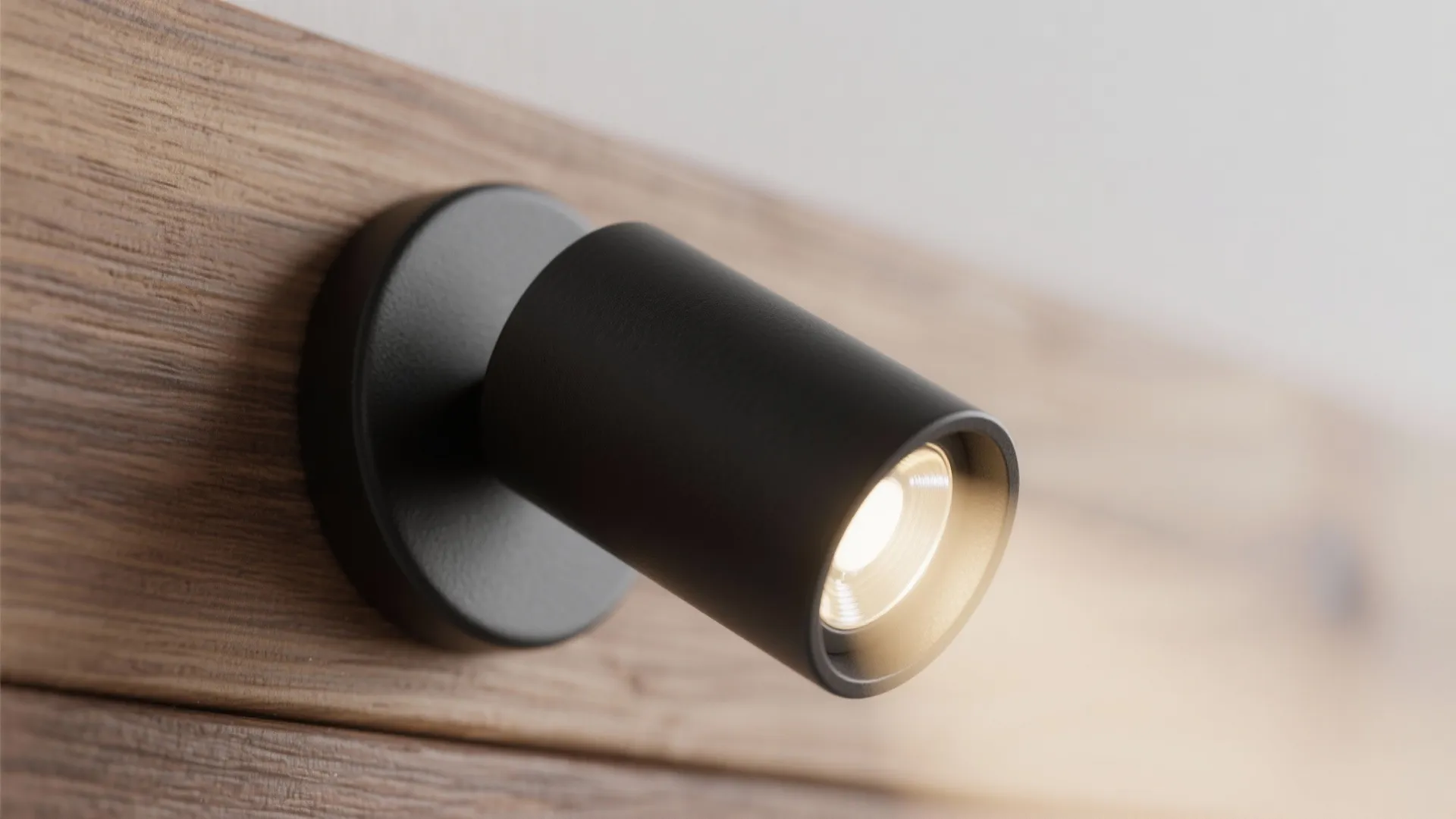 Minimal sconces with focused beams